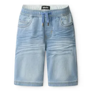 Ali Soft Denim Blue Shorts