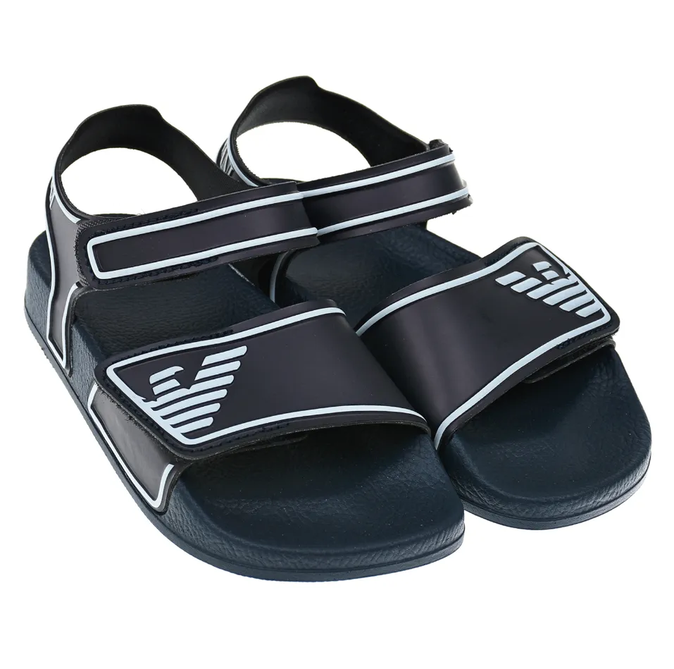ARMANI-SANDAL-XYPS06-XOZ16-N527-NAVY WHITE