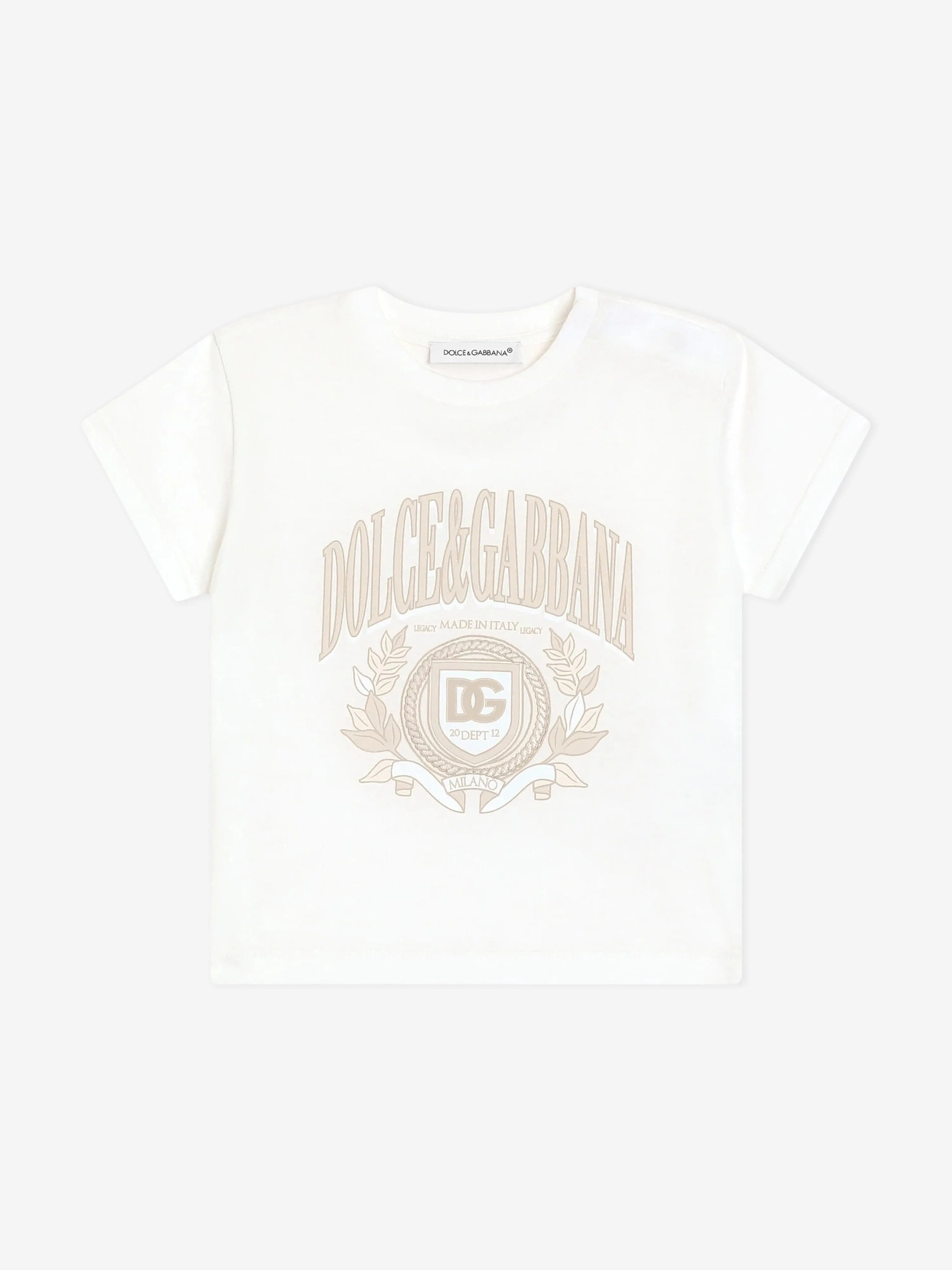 Baby Boys Logo T-Shirt in White