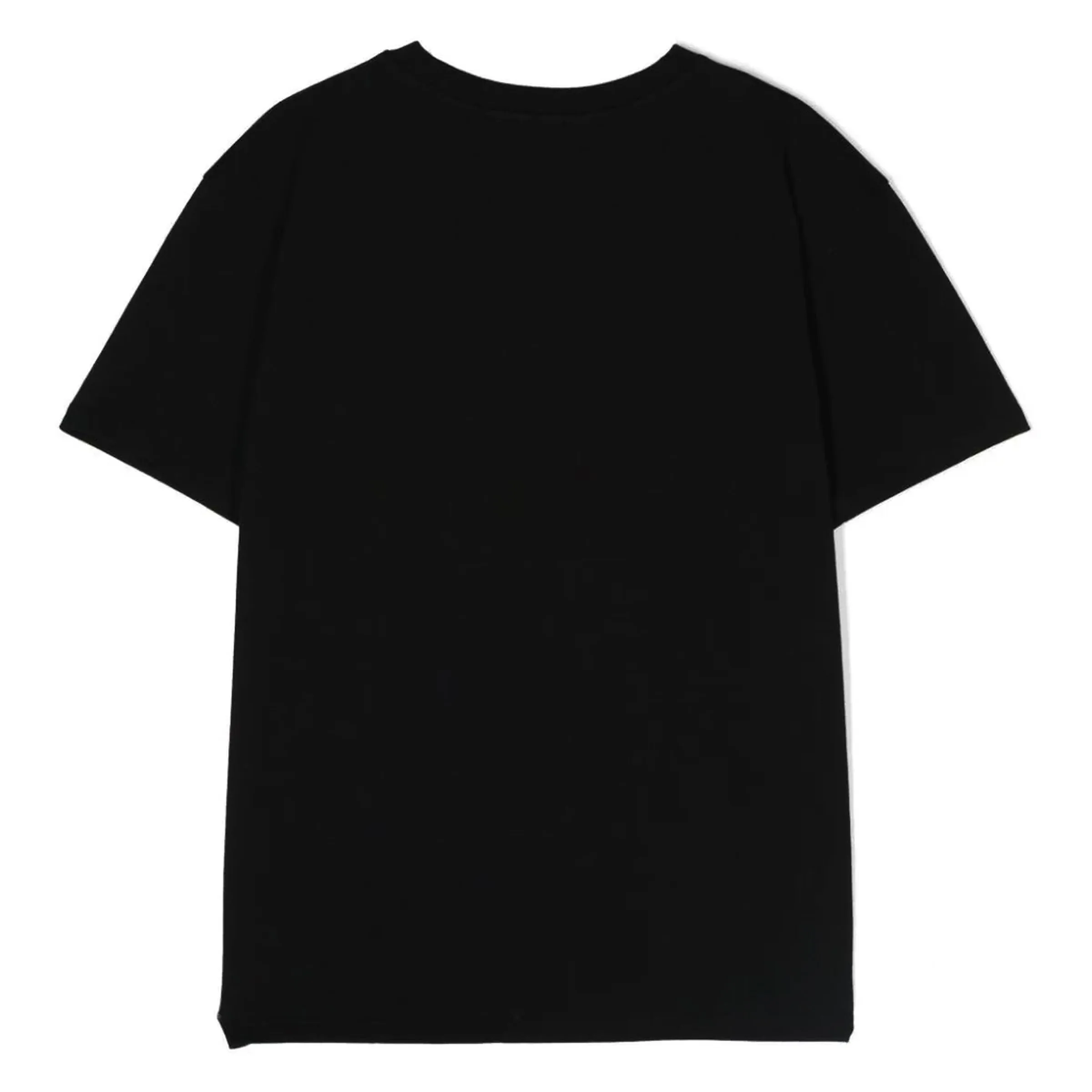 Black Cotton Graphic T-Shirt