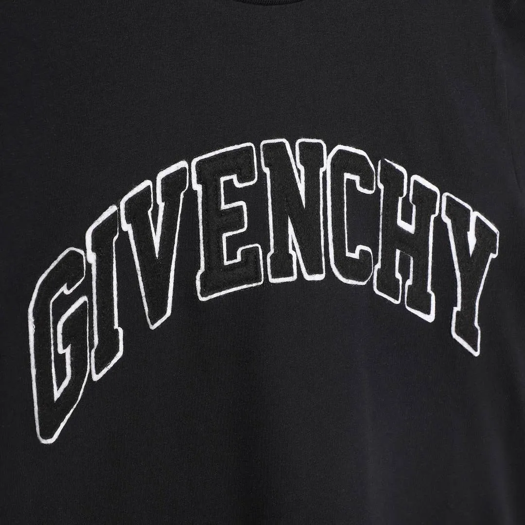 Black Curved Logo T-Shirt