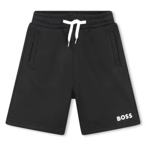 Black Logo Sweatshorts