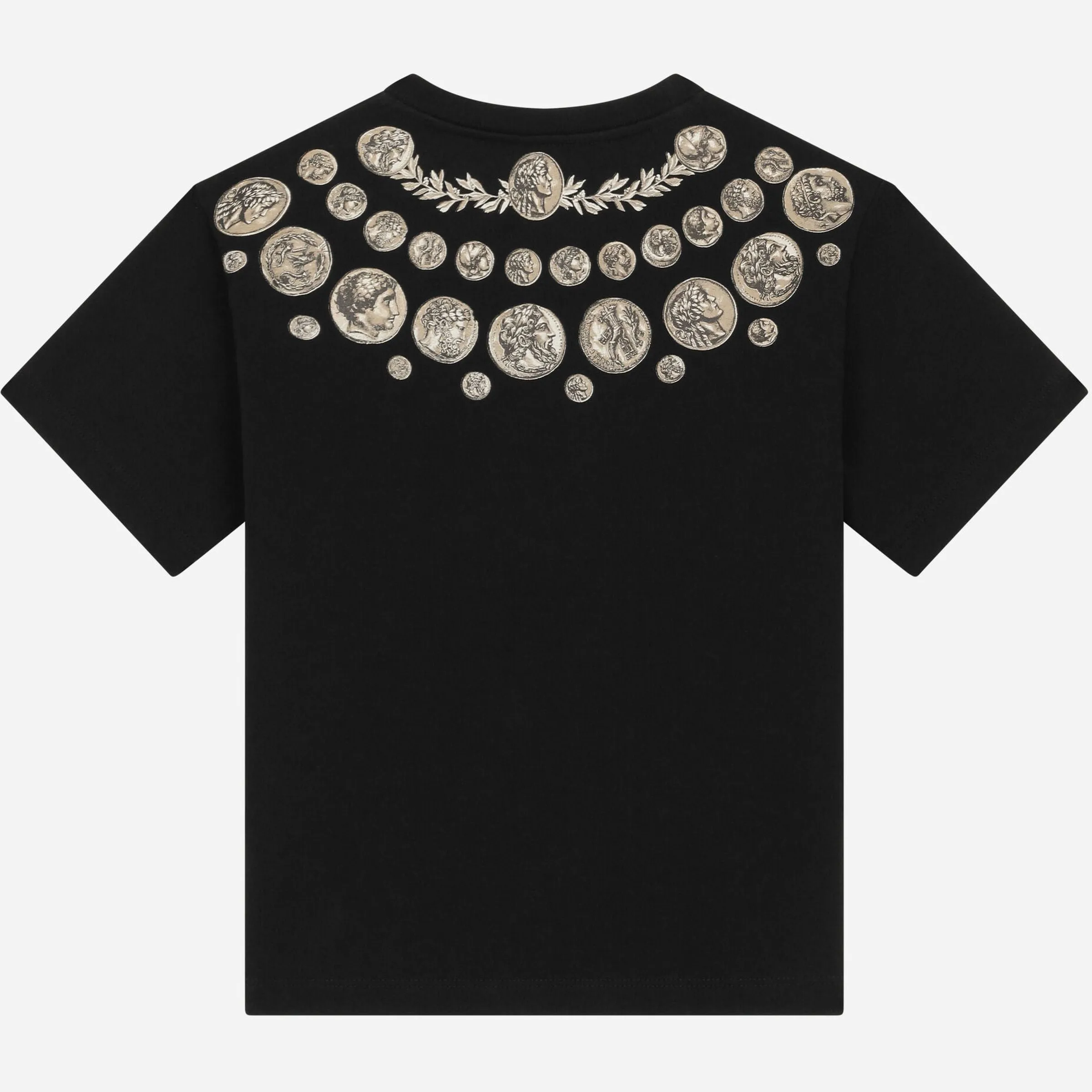 Black Multi Coin Print T-Shirt