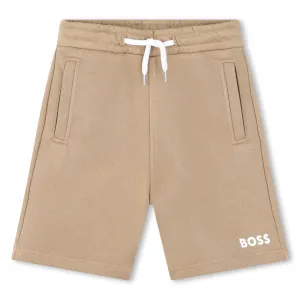 Brown Logo Sweatshorts