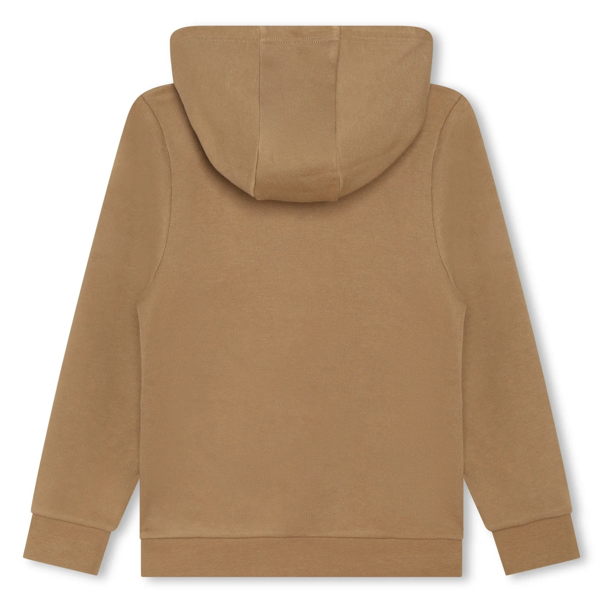 Brown Zip-Up Sweatshirt