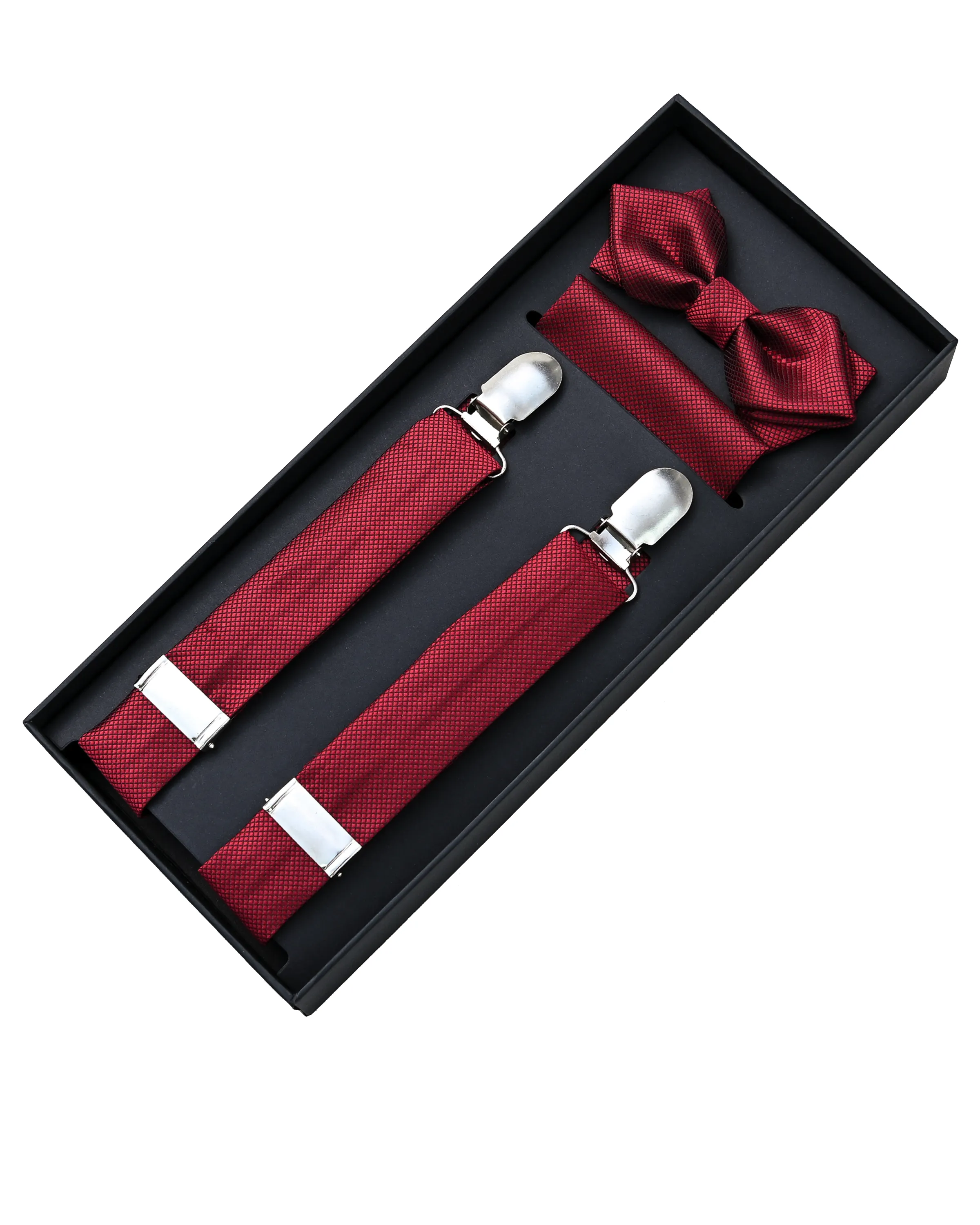 Classic Red Suspender Set