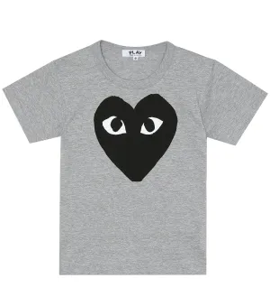Gray Black Heart T-Shirt