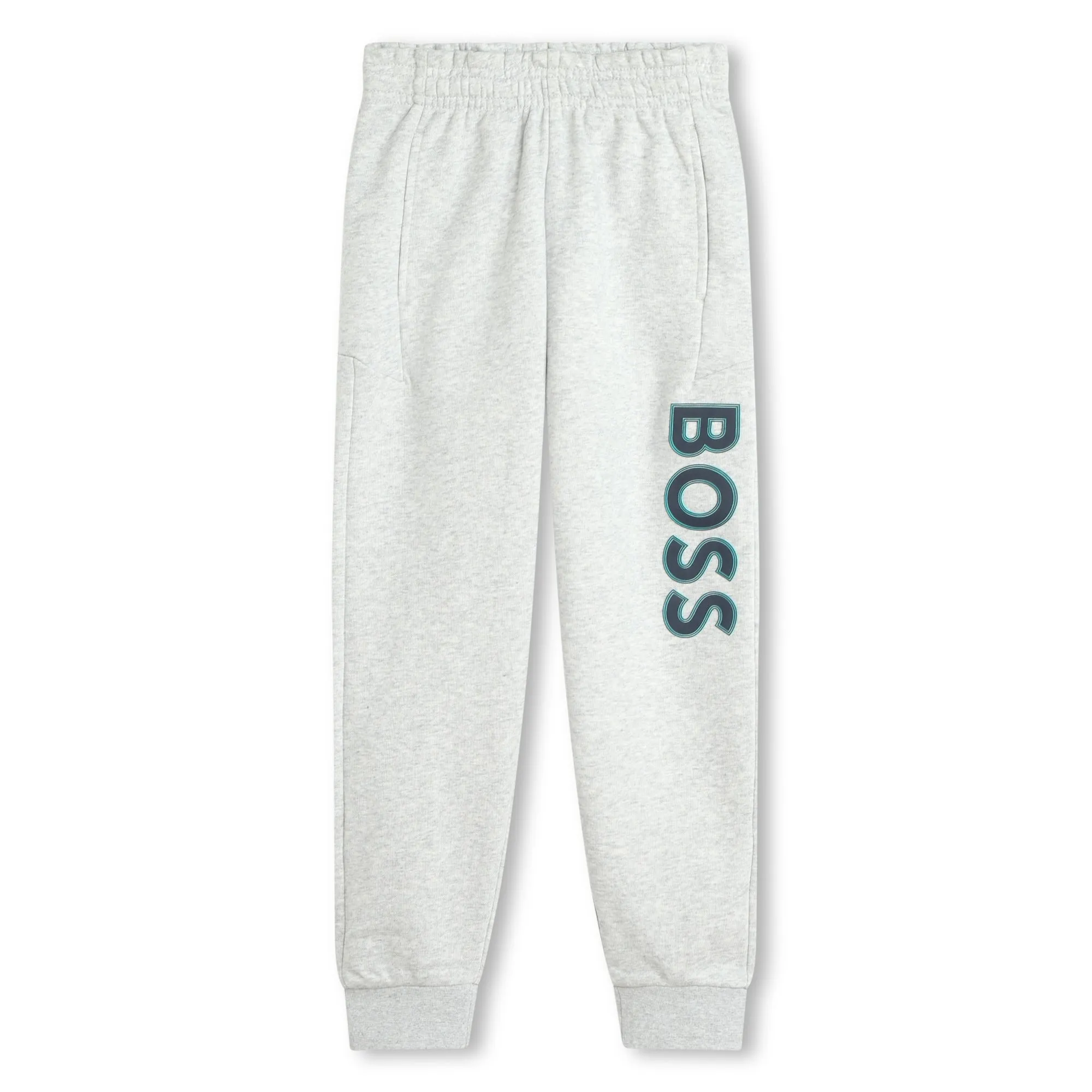 Gray Side Logo Joggers