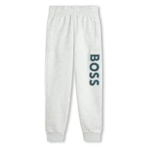 Gray Side Logo Joggers