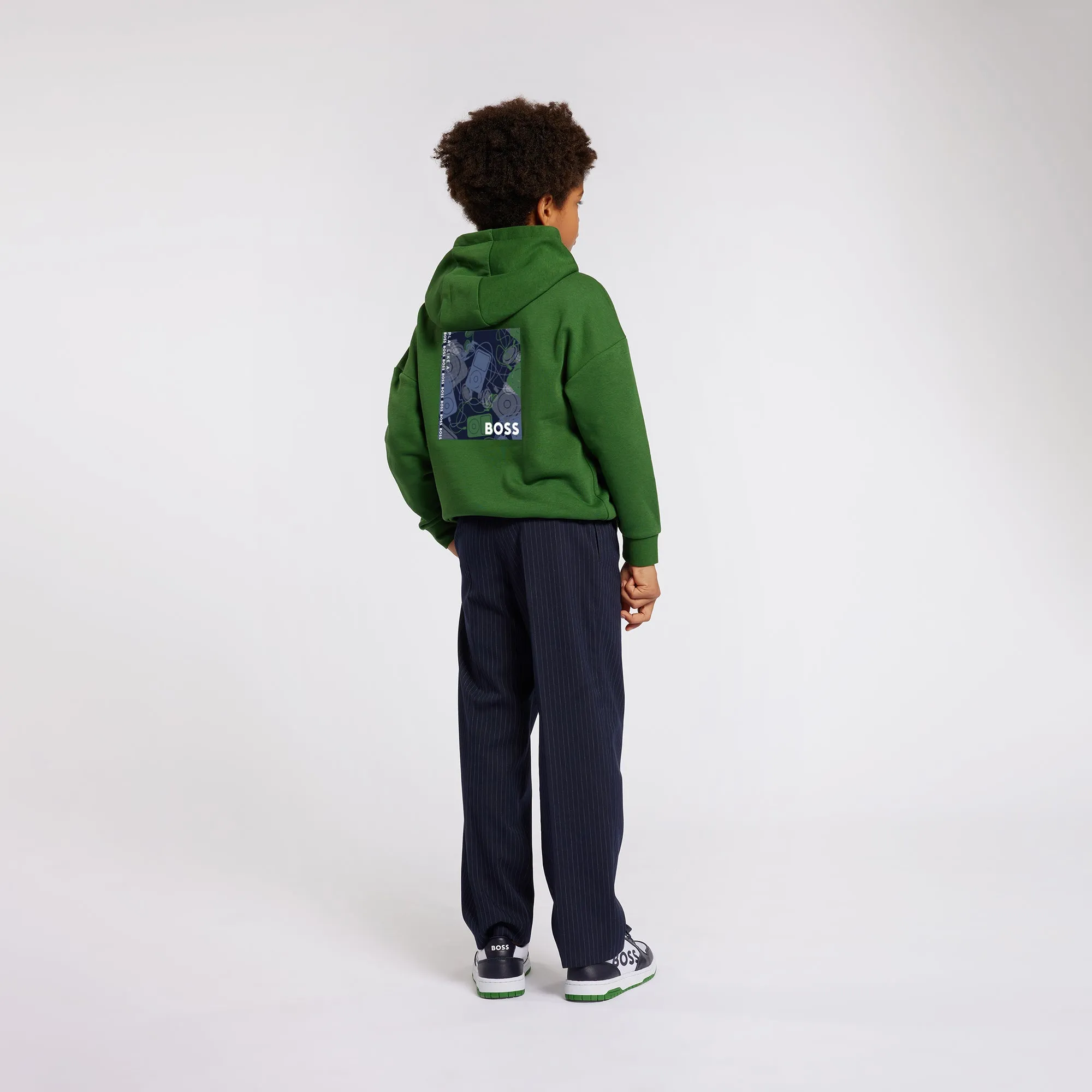 Green Hooded Sweatshirt