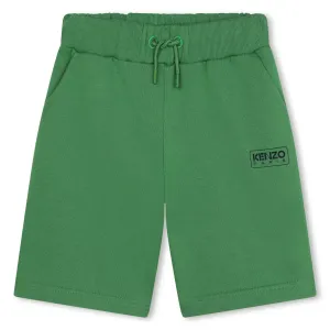 Green Logo Bermuda Shorts