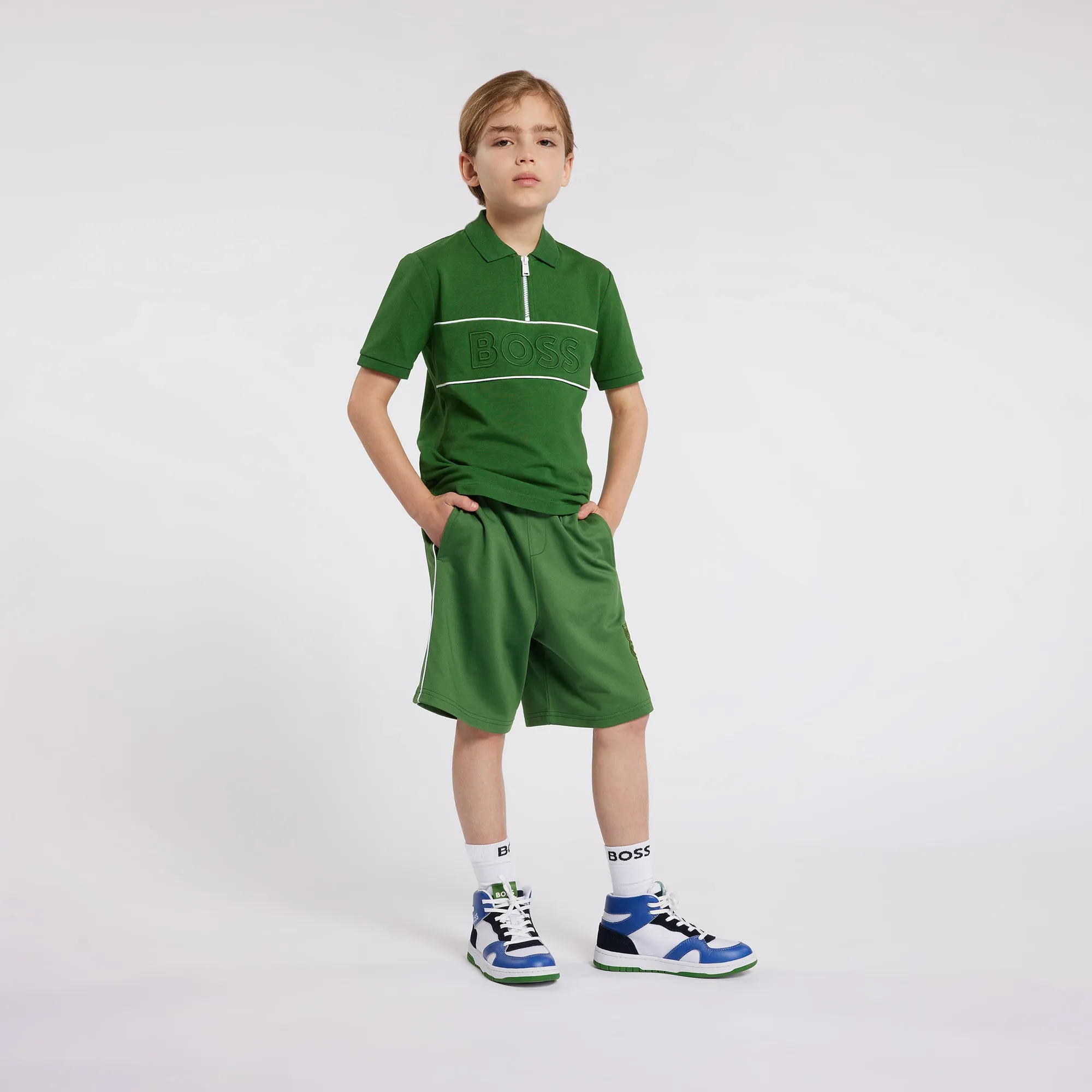 Green Logo Polo