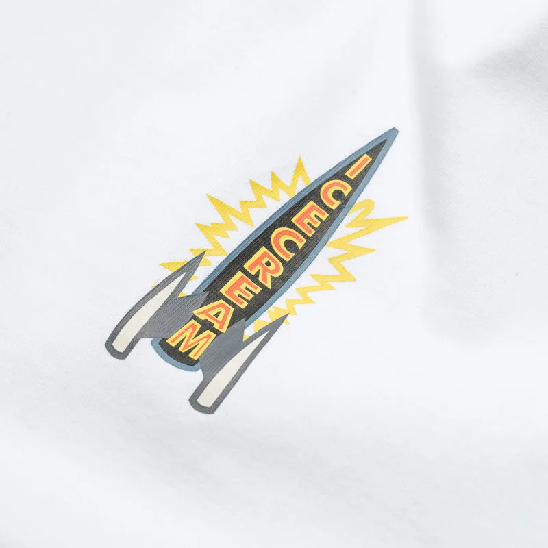 Ice Cream Rocket Boy Tee - White