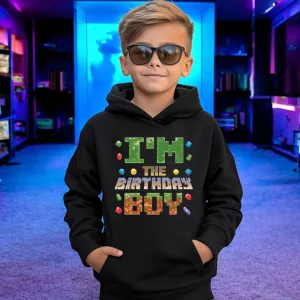 I'm The Birthday Boy Block Crafter Hoodie