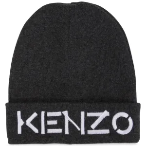 KENZO-DARK GREY-PULL ON HAT-K51018-65