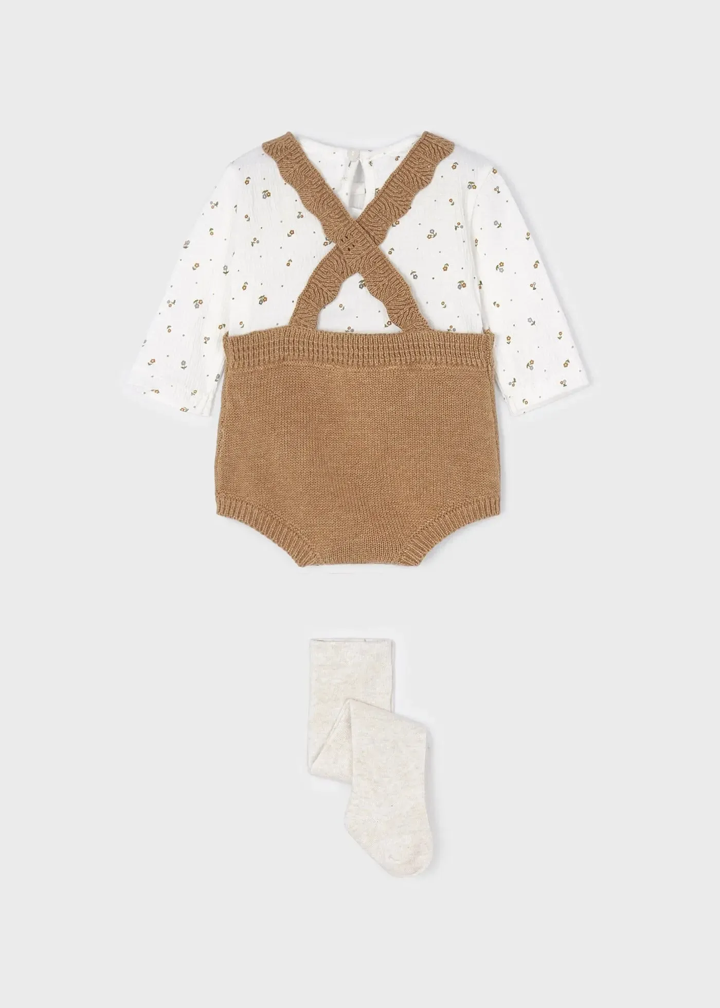 Knitted Dungaree Set Newborn Boy | Mayoral