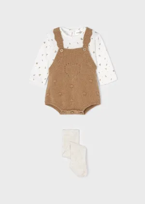 Knitted Dungaree Set Newborn Boy | Mayoral