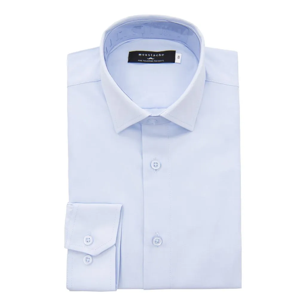 Light Blue Solid Dress Shirt