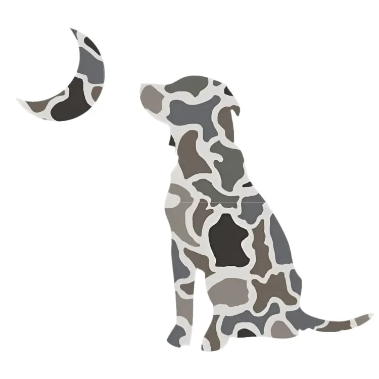 Local Boy Outfitters Dog & Moon Decal