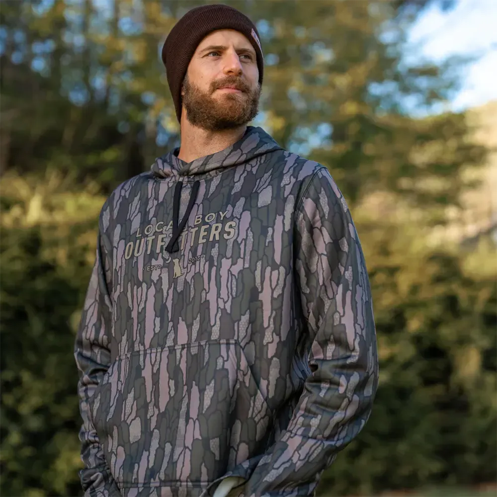 Local Boy Outfitters Men's Solid Fleece Hoodie