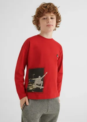 Long Sleeved Graphic Skater T-shirt Boy | Mayoral