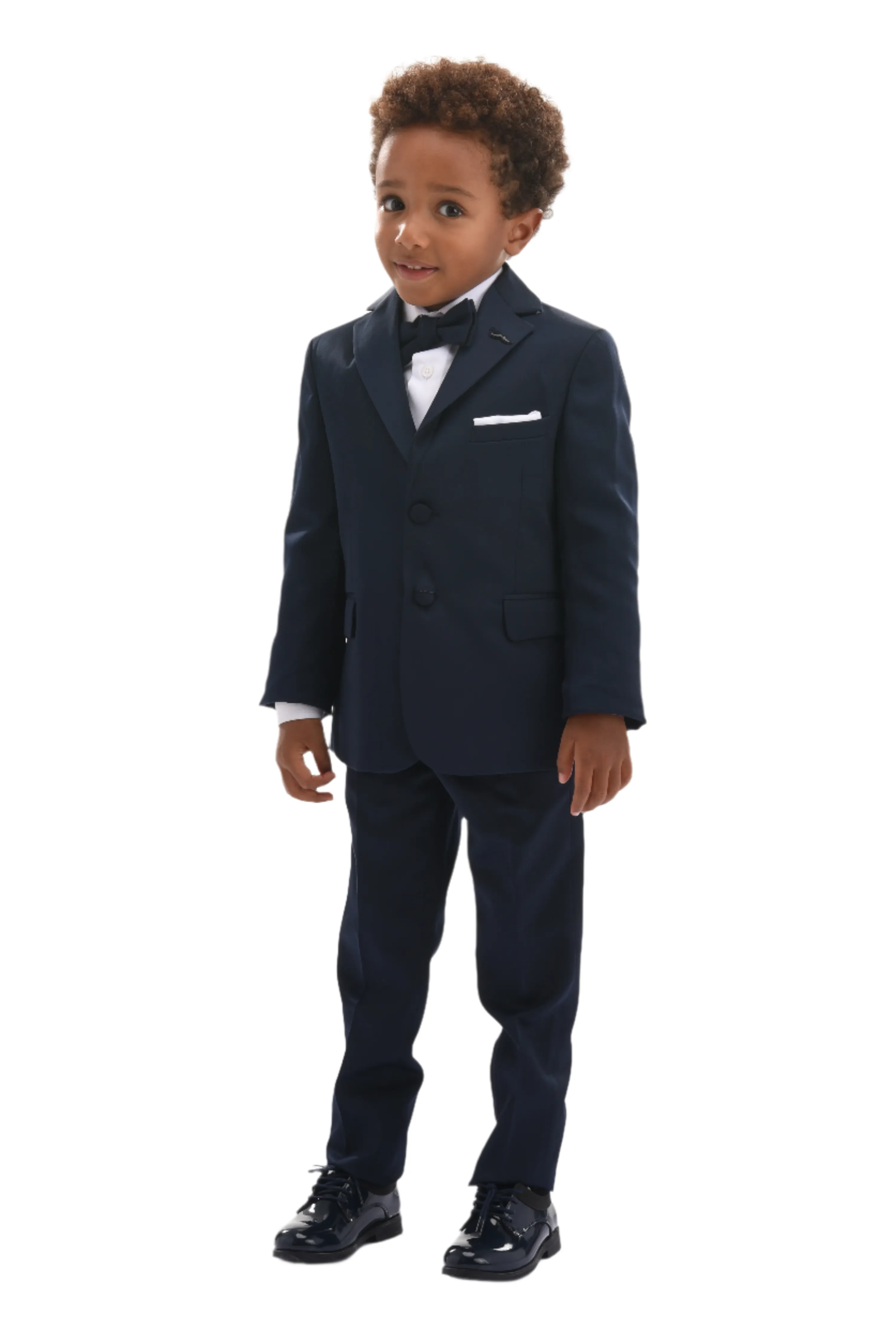 Navy Blue Peak Lapel Tuxedo