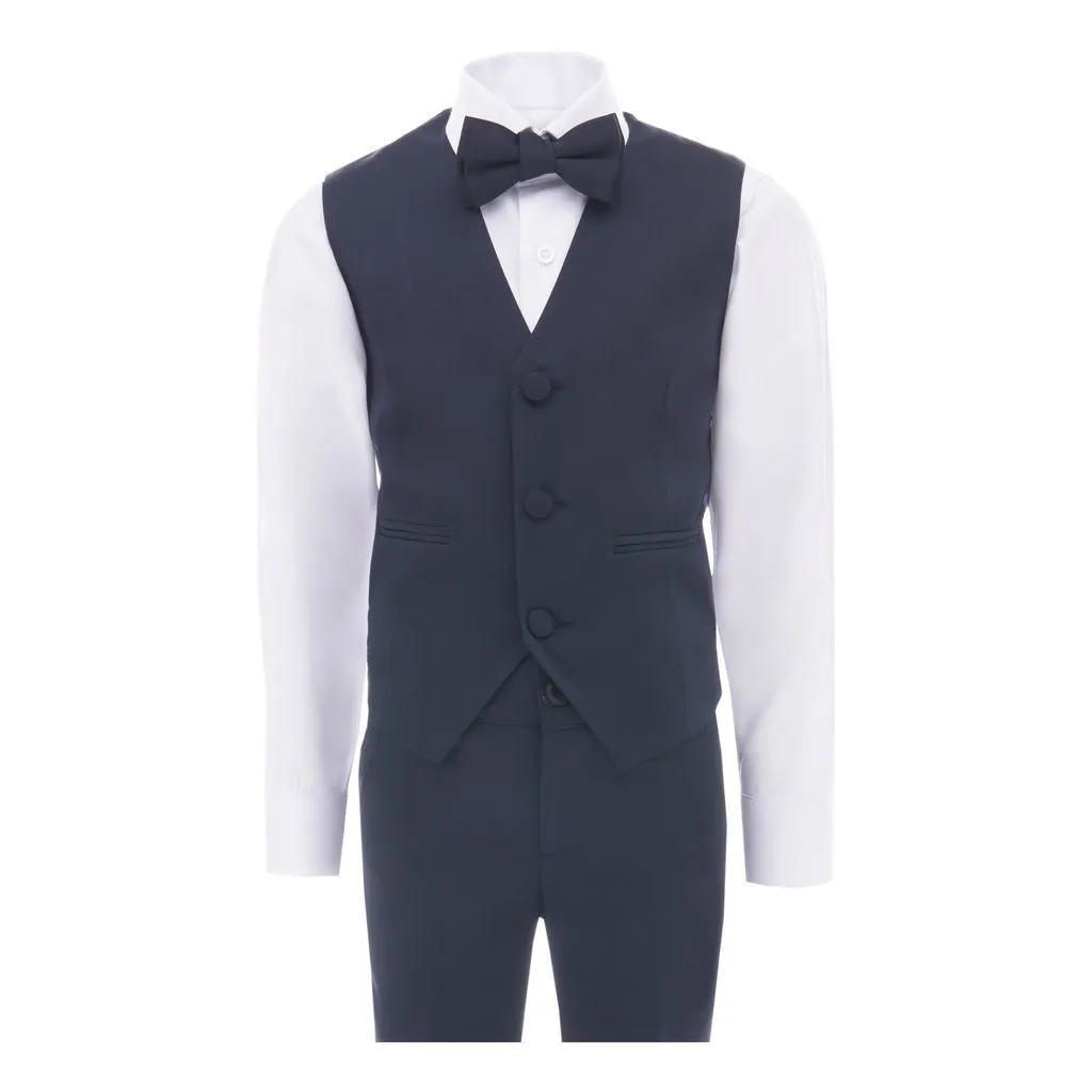 Navy Blue Peak Lapel Tuxedo