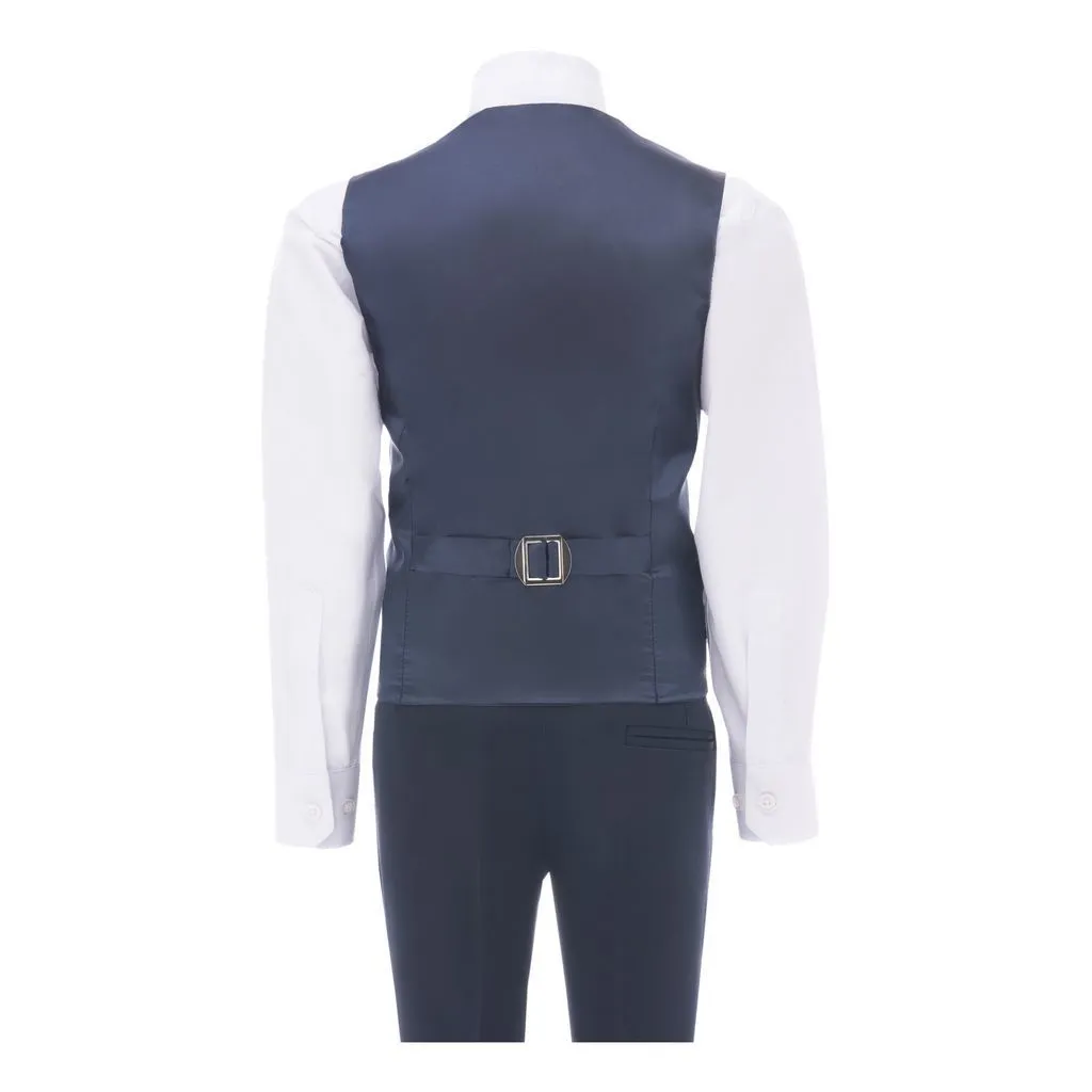 Navy Blue Peak Lapel Tuxedo