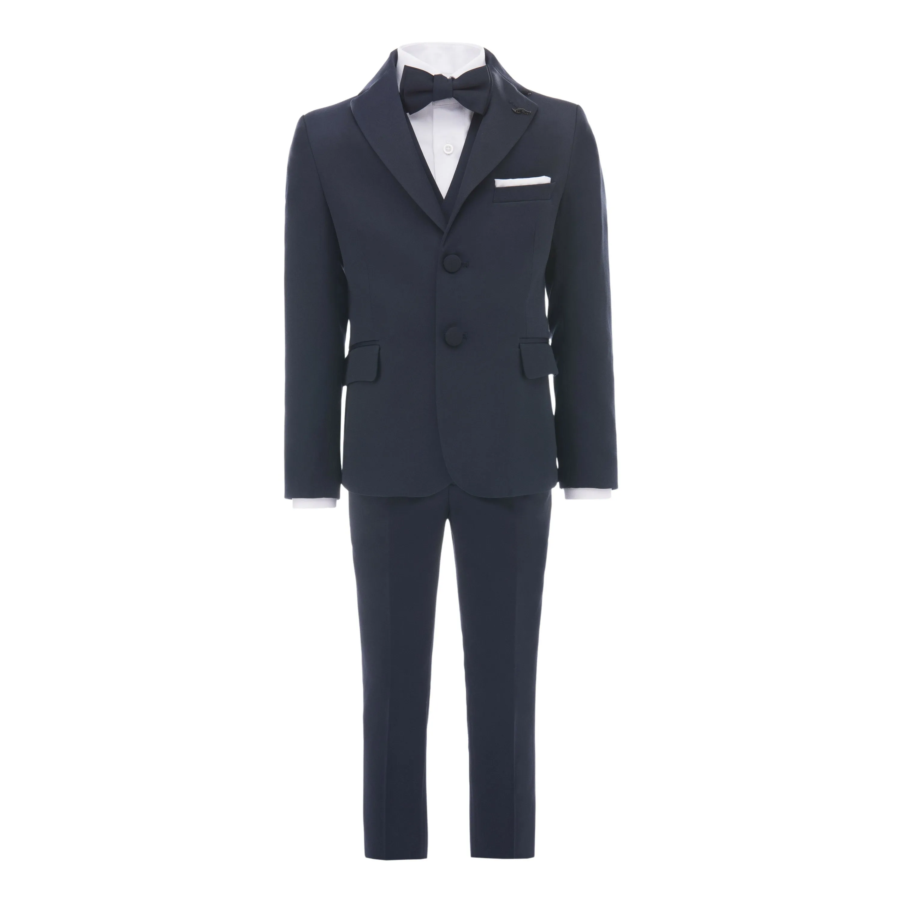 Navy Blue Peak Lapel Tuxedo