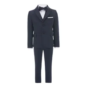 Navy Blue Peak Lapel Tuxedo