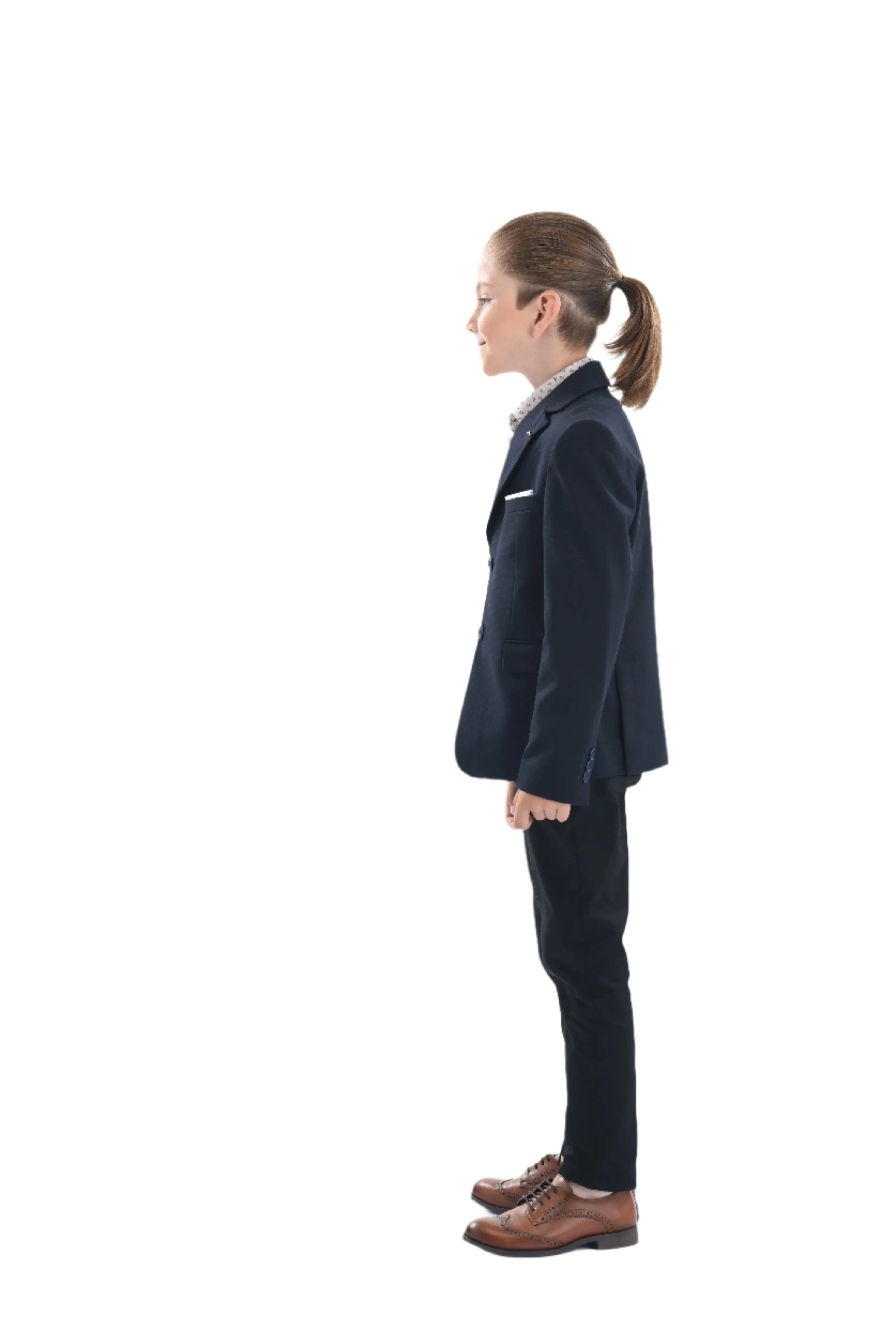 Navy Chaplin Formal Dress Outfit