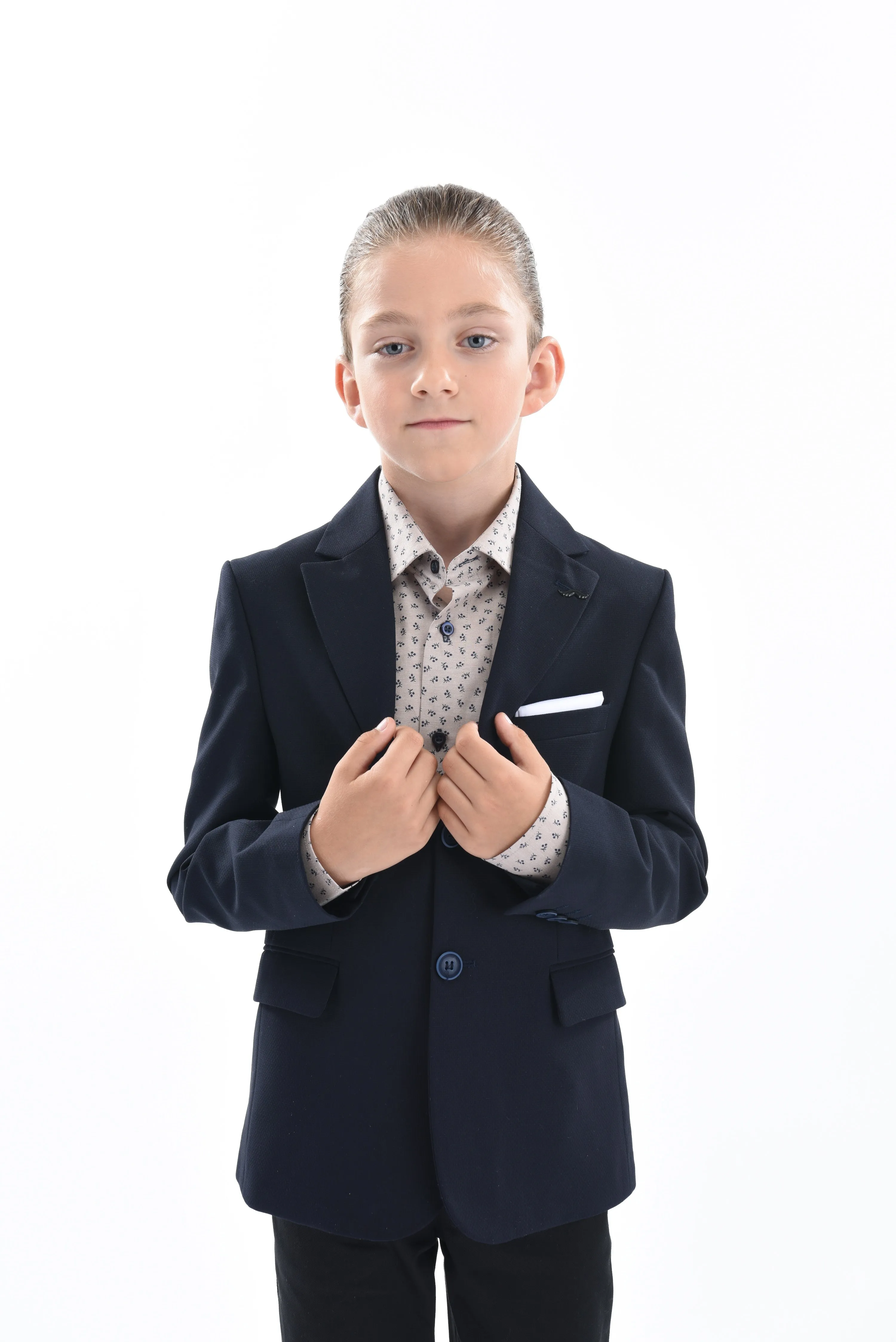 Navy Chaplin Formal Dress Outfit