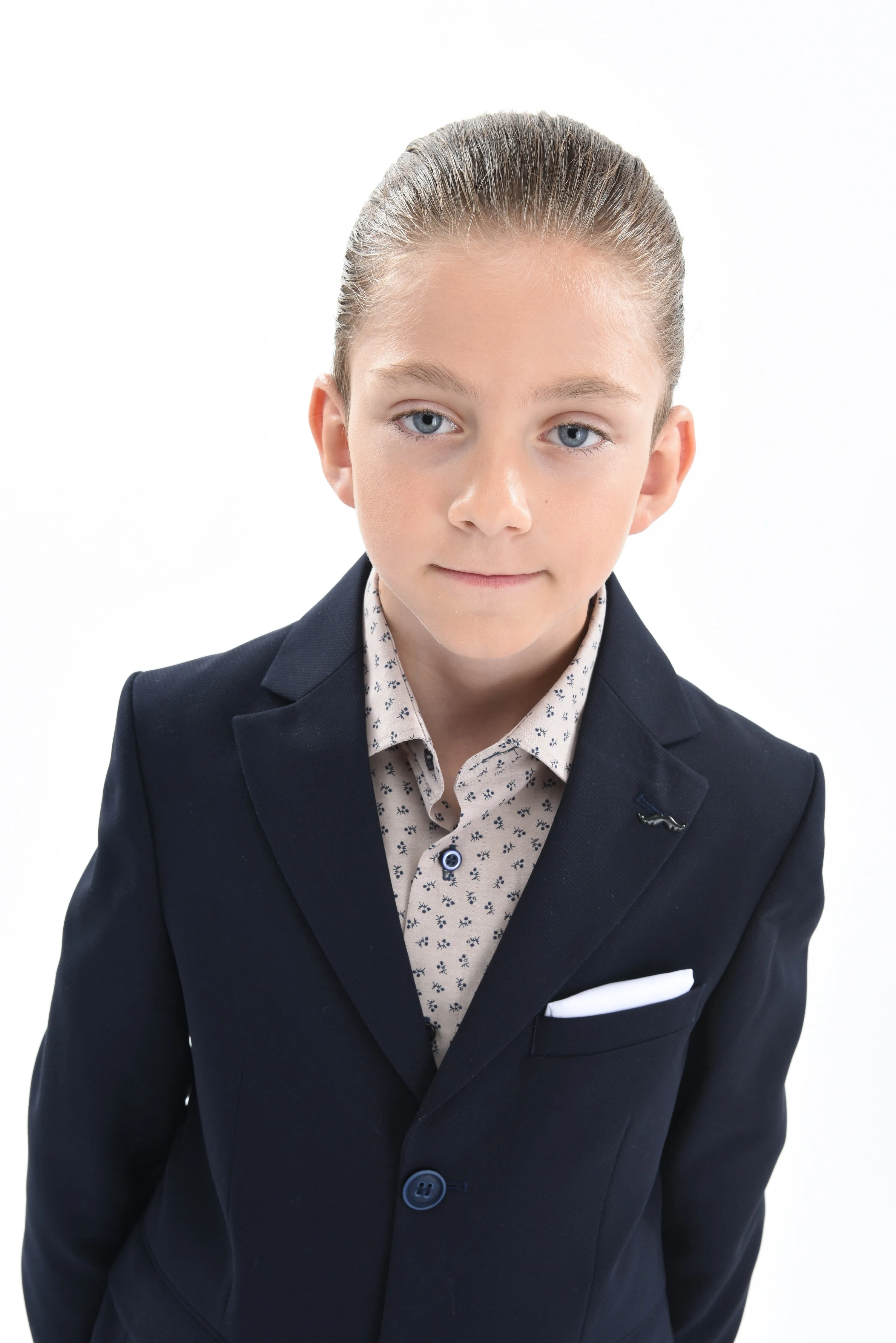 Navy Chaplin Formal Dress Outfit
