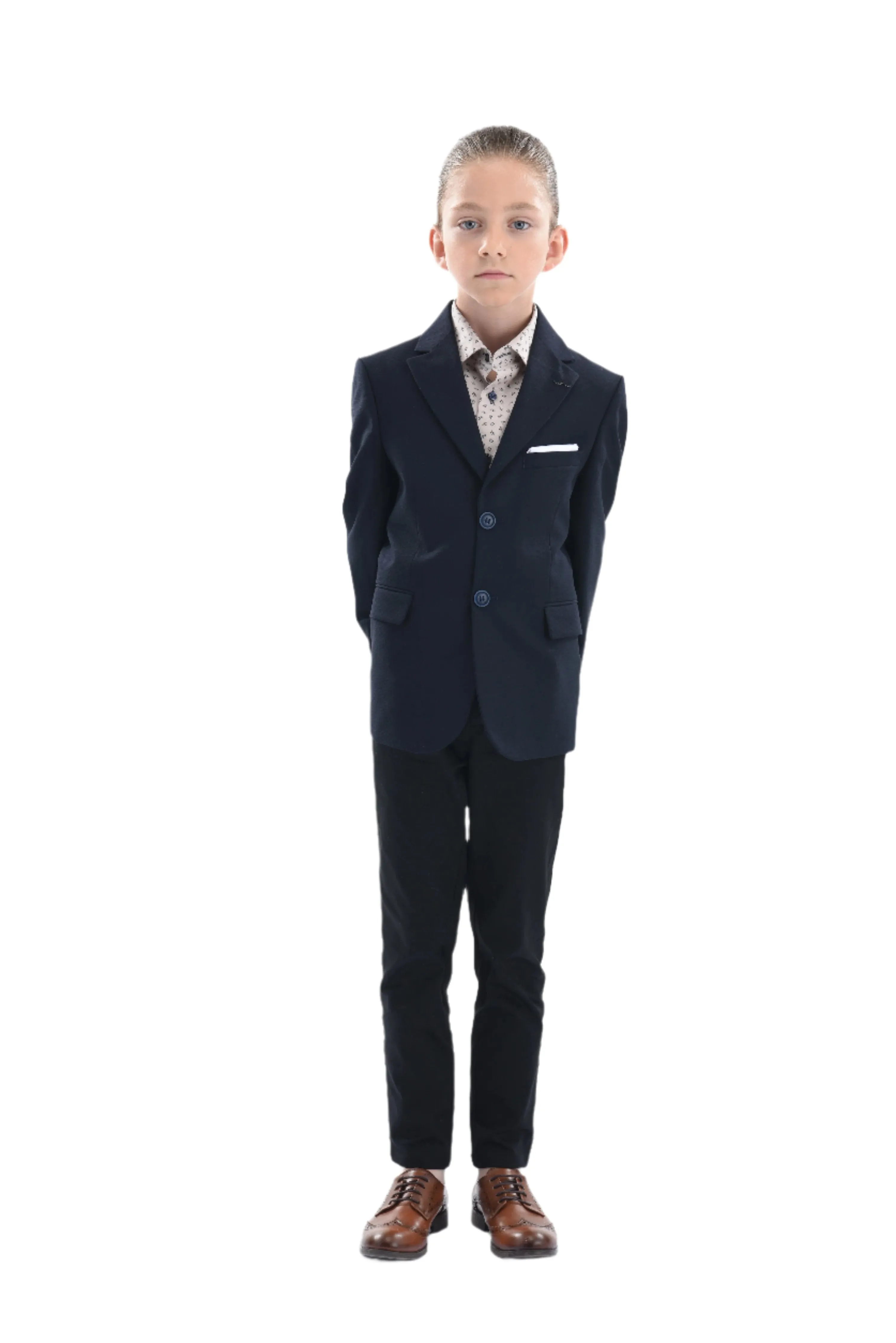 Navy Chaplin Formal Dress Outfit