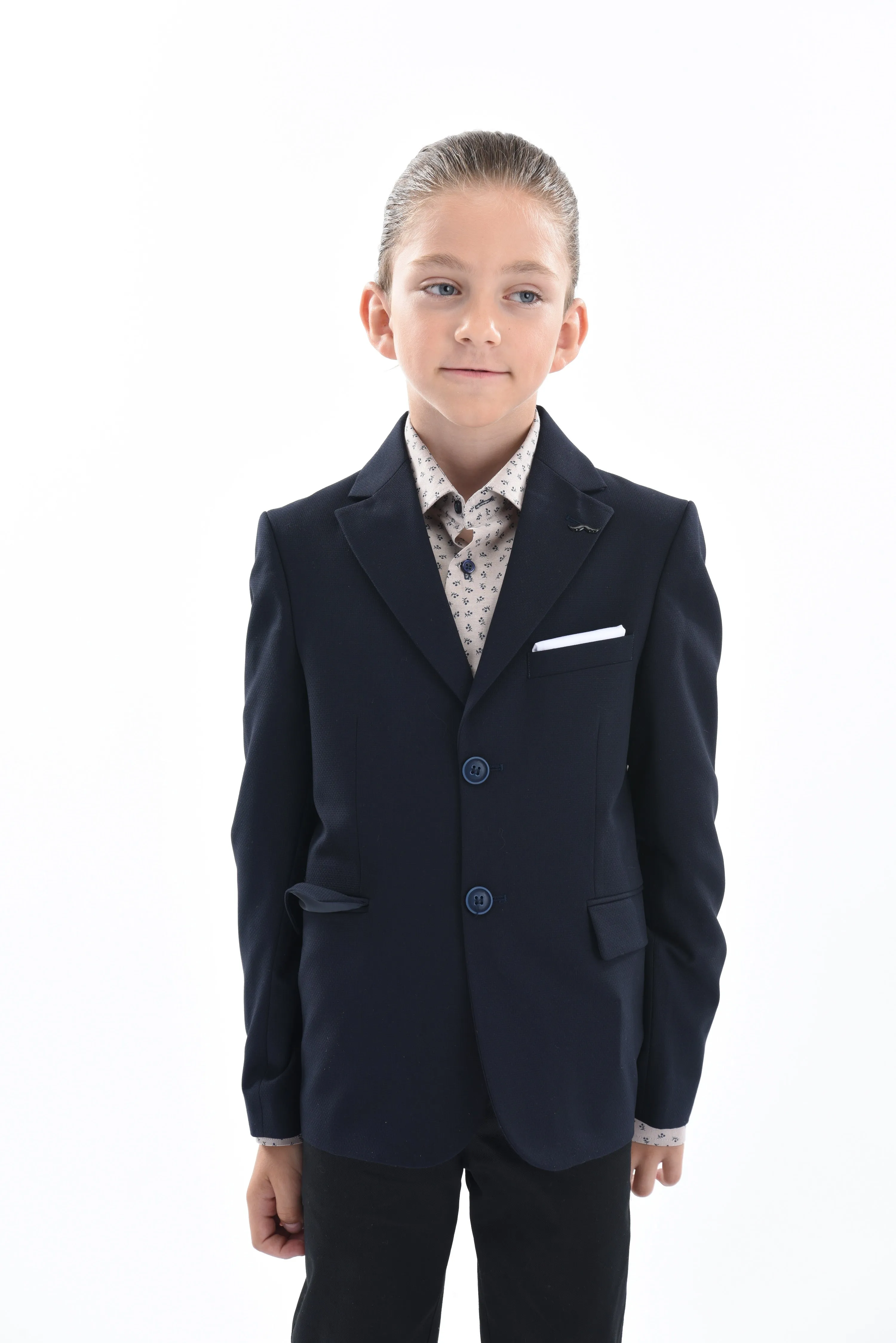 Navy Chaplin Formal Dress Outfit
