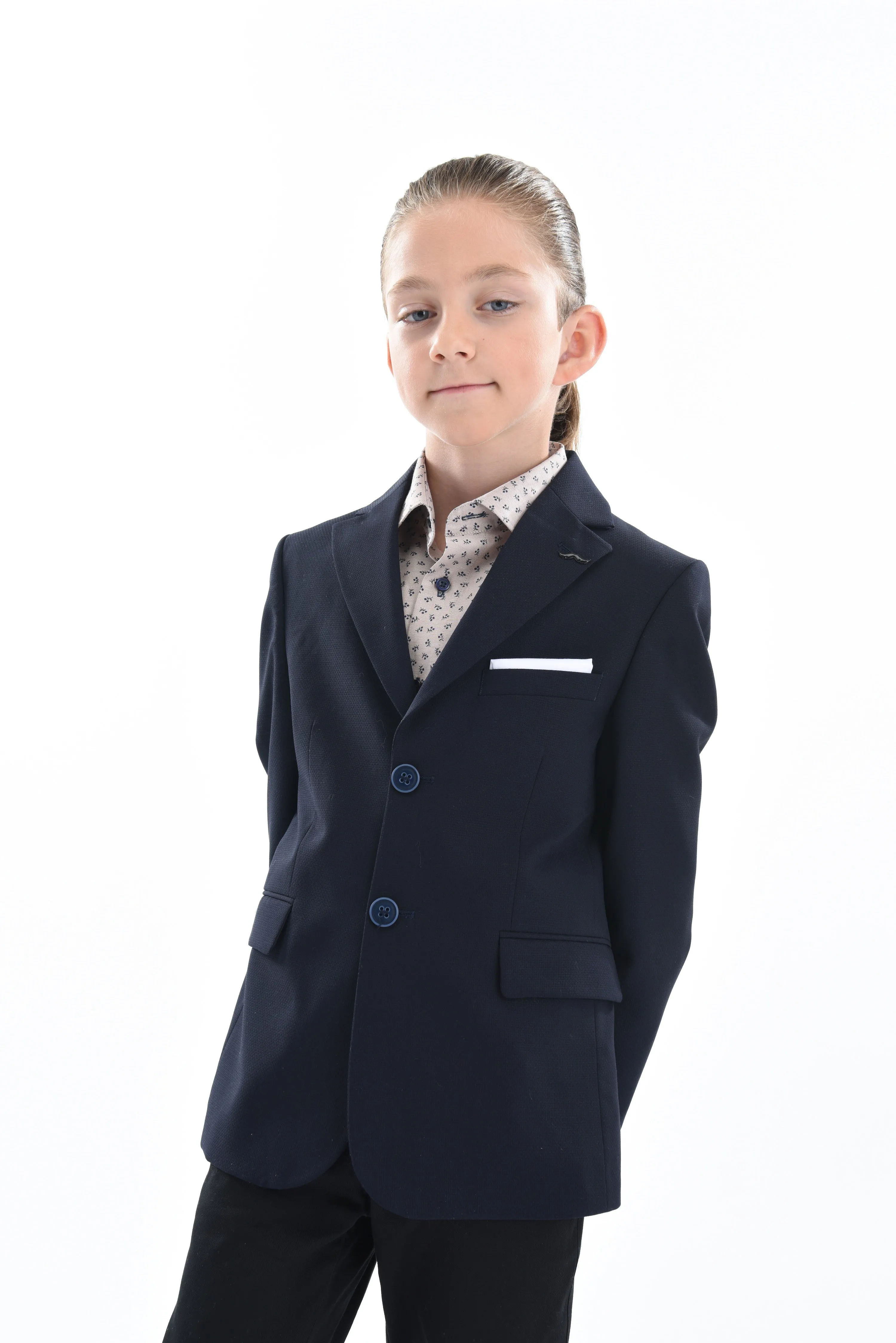 Navy Chaplin Formal Dress Outfit