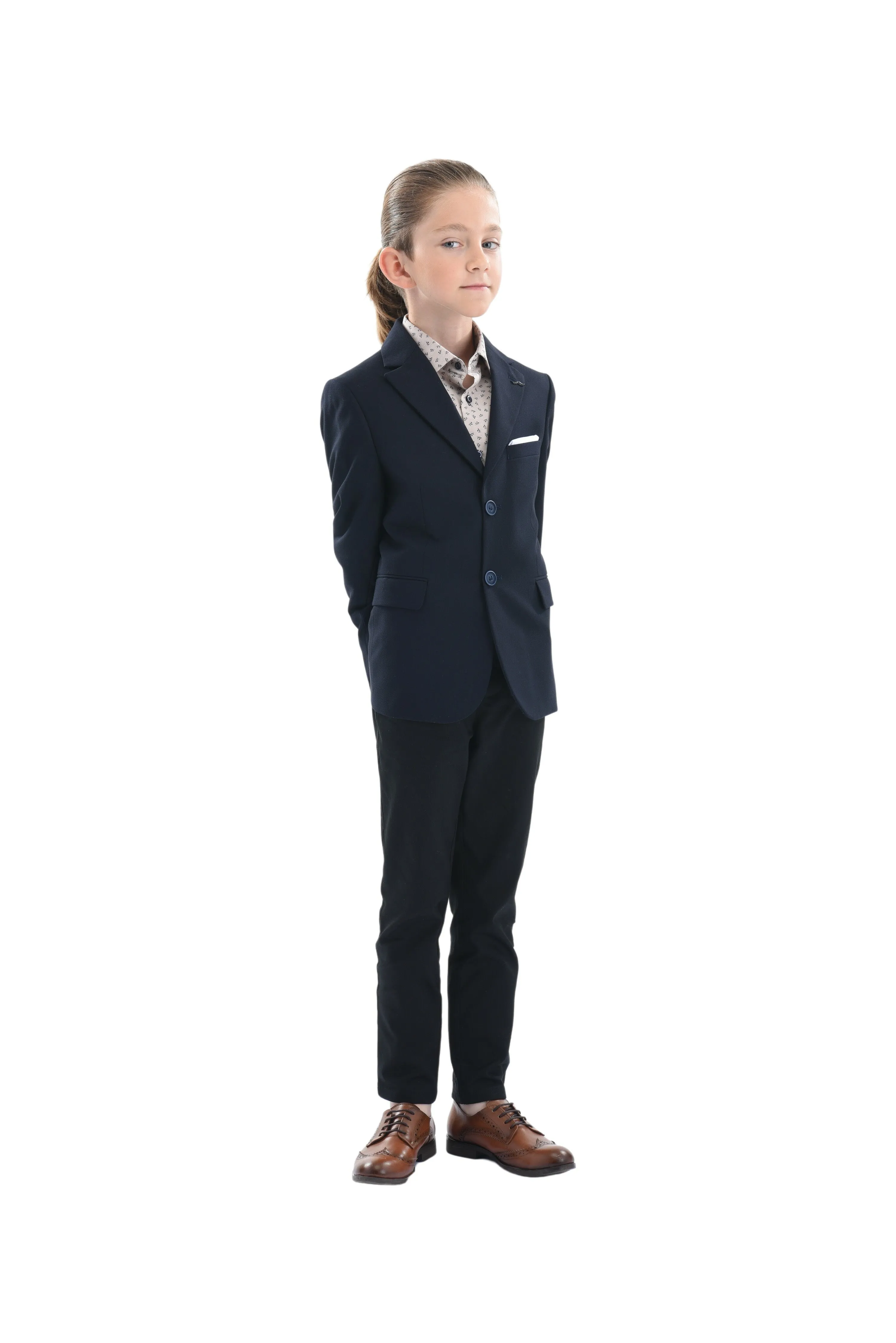 Navy Chaplin Formal Dress Outfit