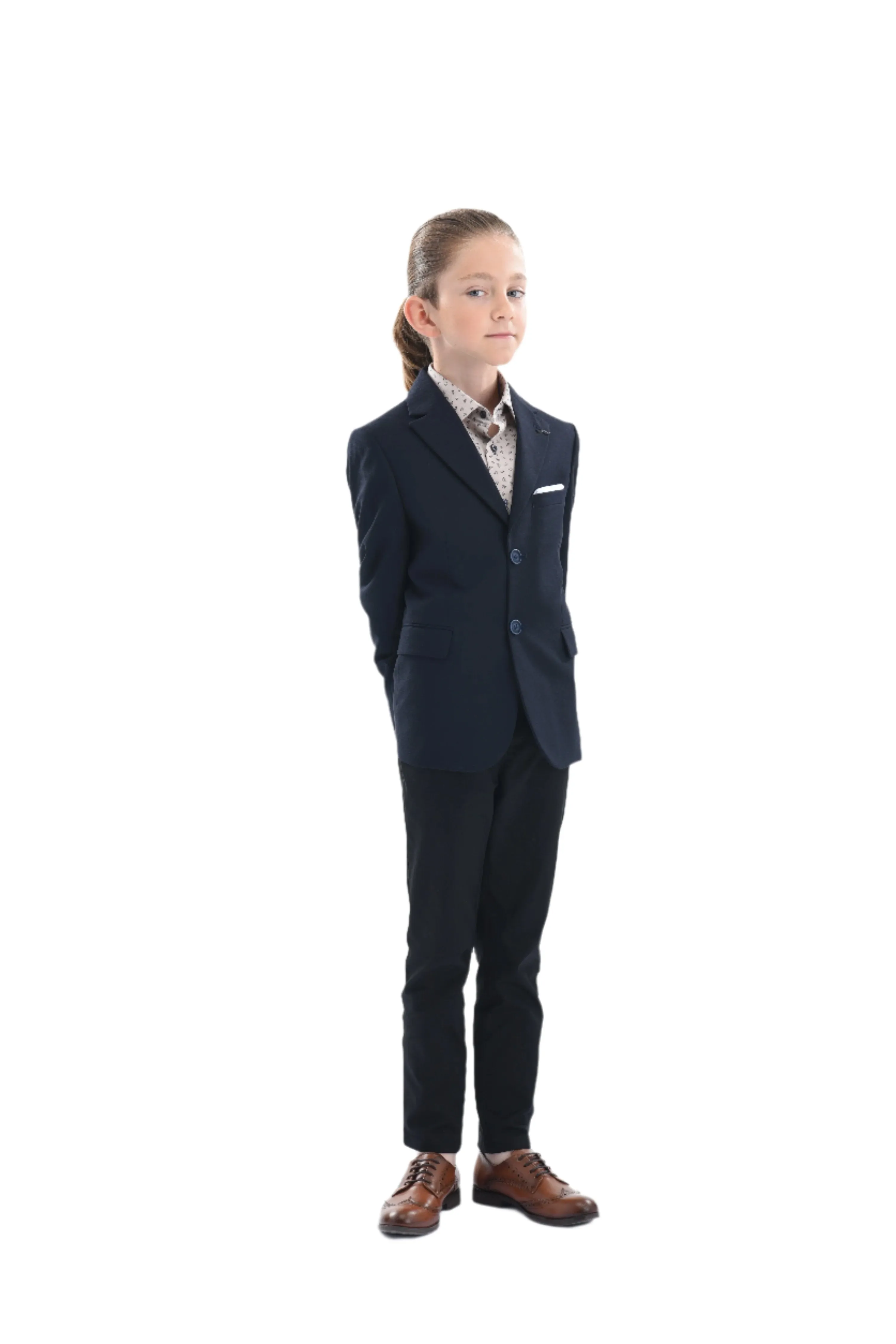 Navy Chaplin Formal Dress Outfit