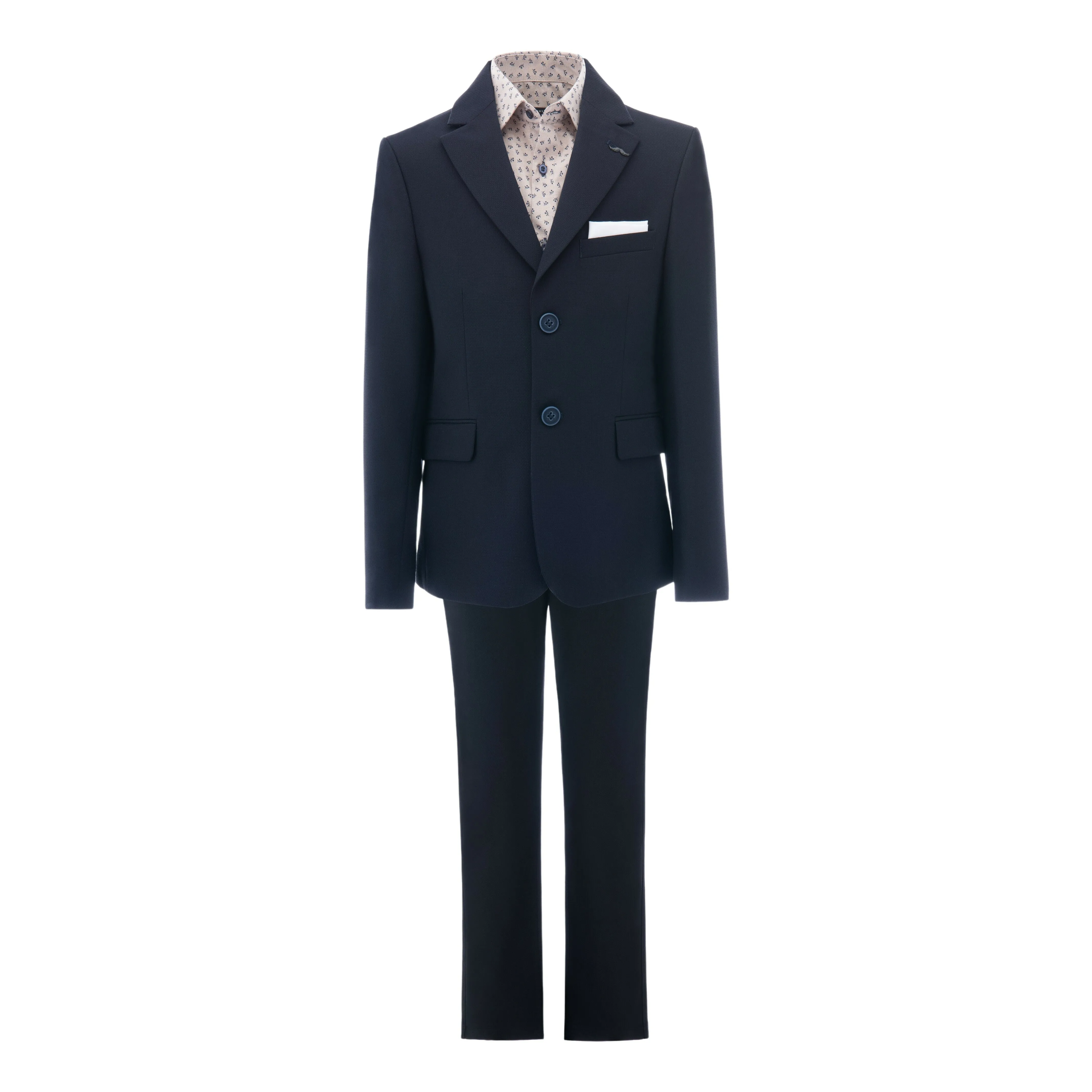 Navy Chaplin Formal Dress Outfit