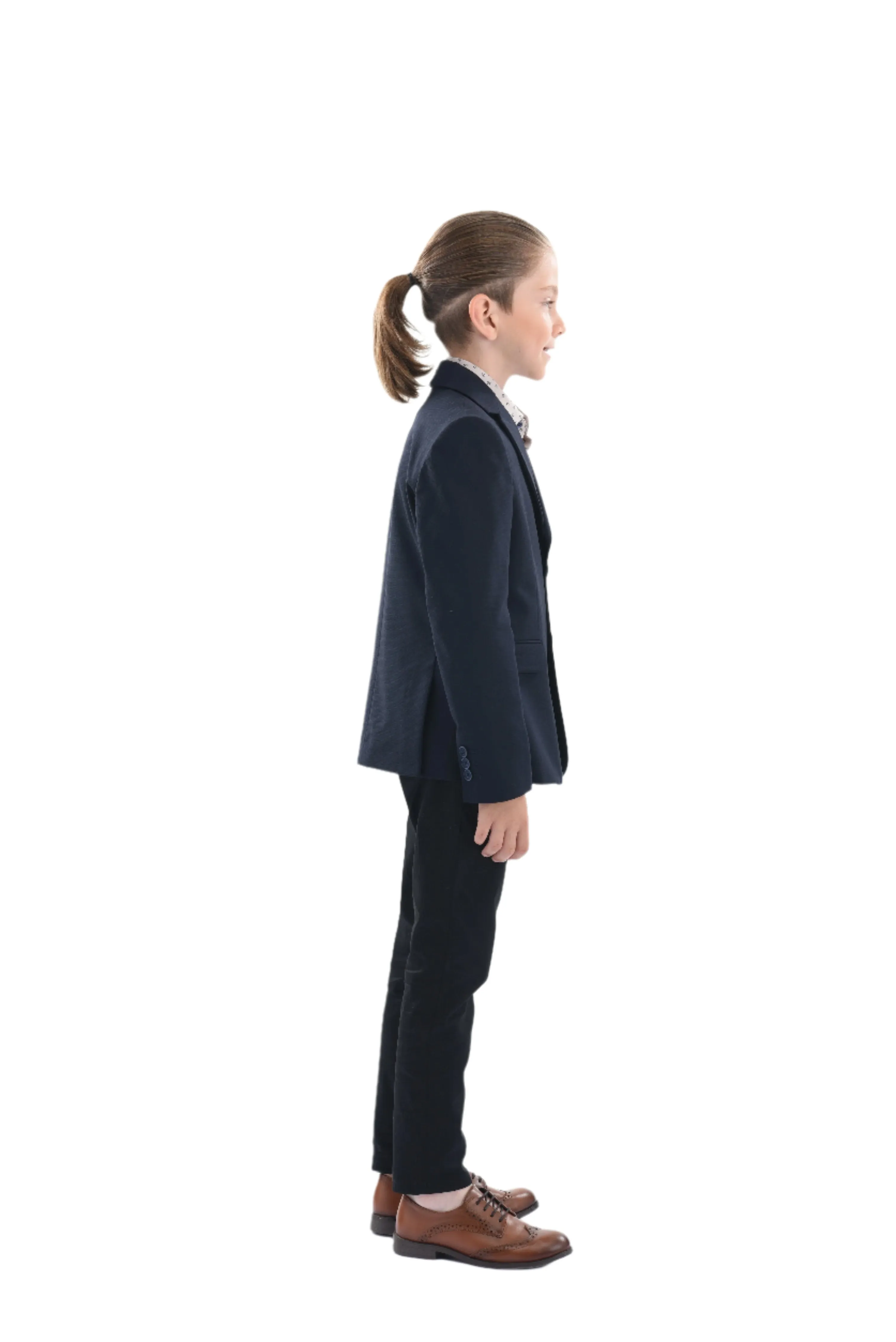 Navy Chaplin Formal Dress Outfit