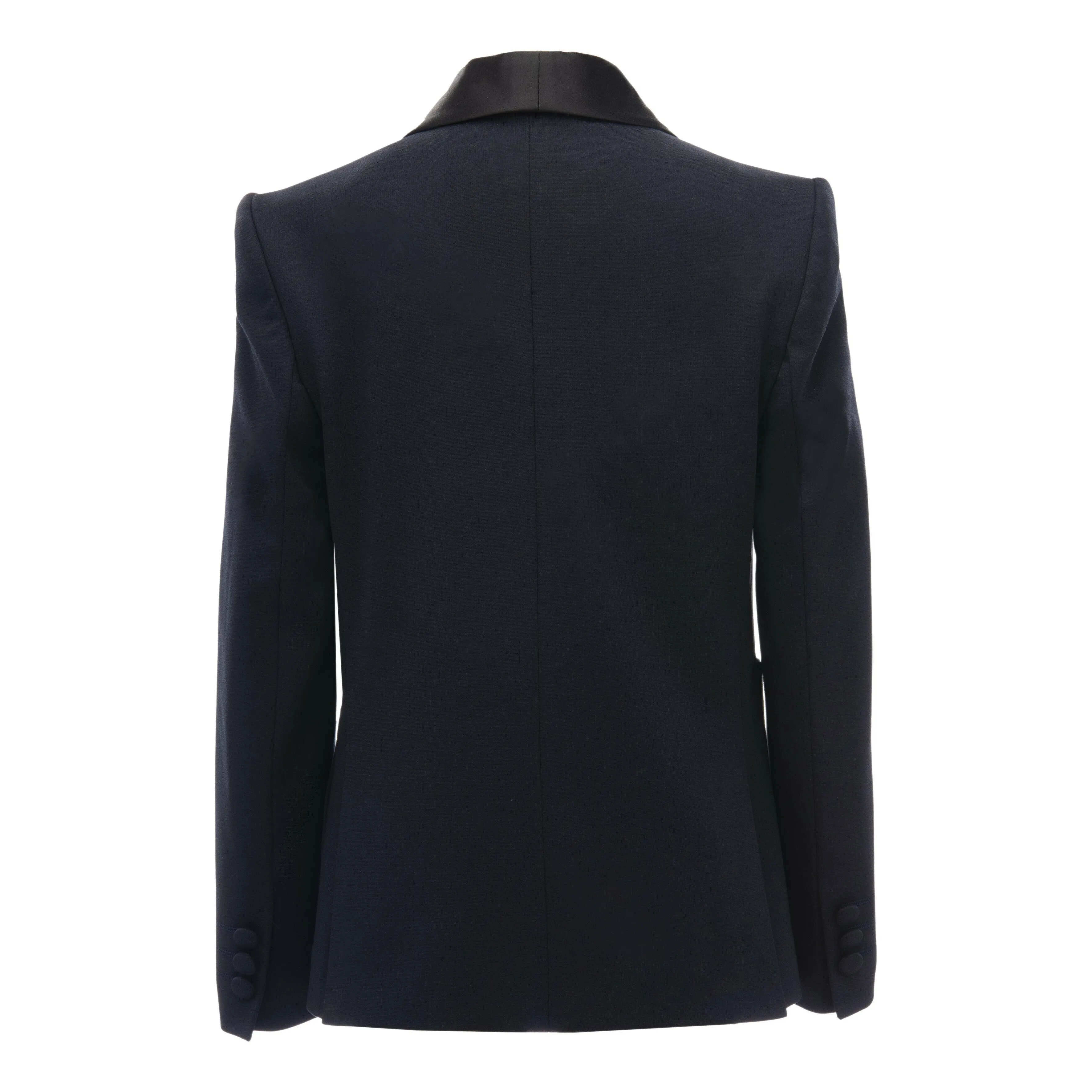 Navy Shawl Lapel Blazer