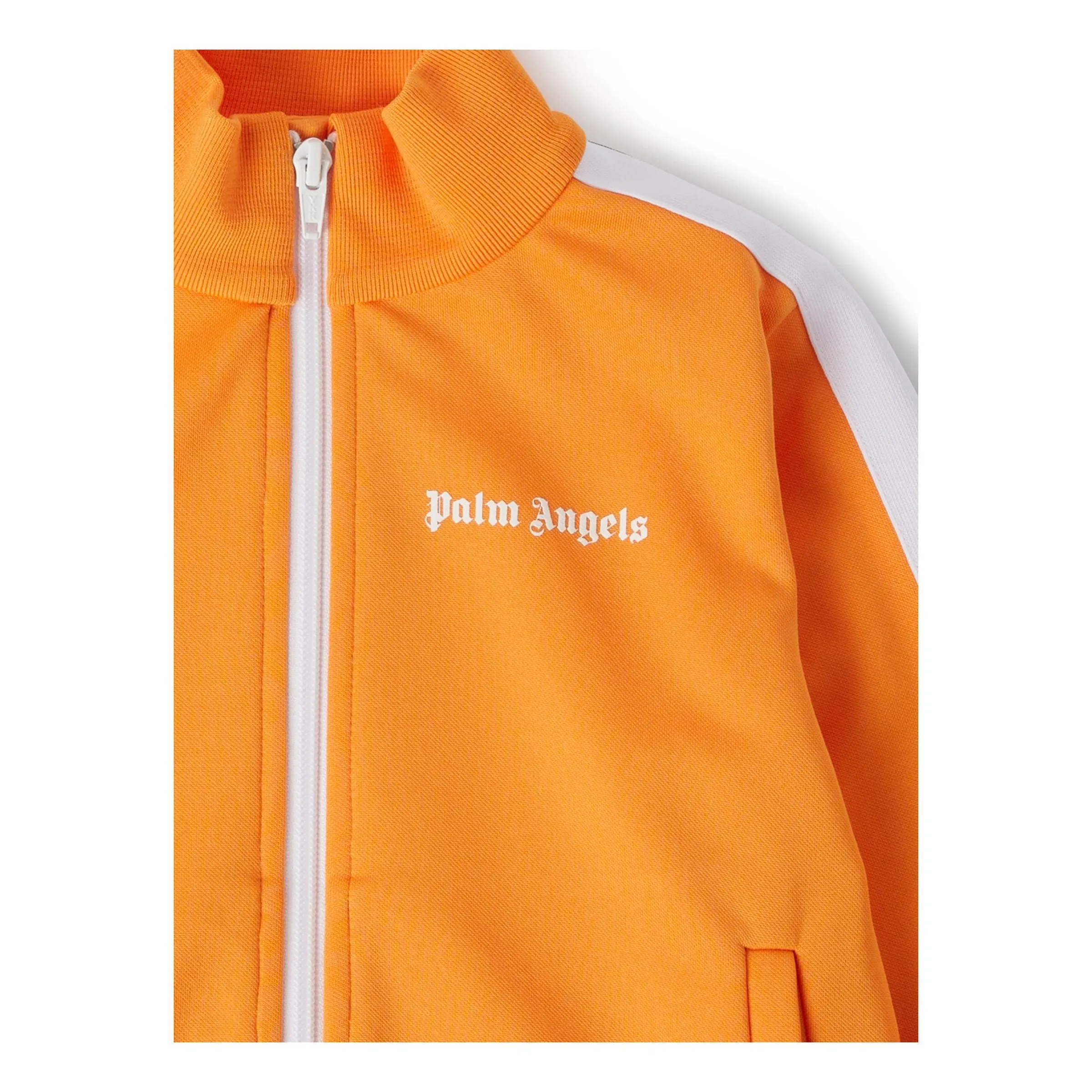 Orange Logo Print Jacket