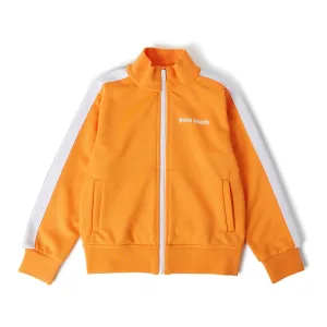Orange Logo Print Jacket