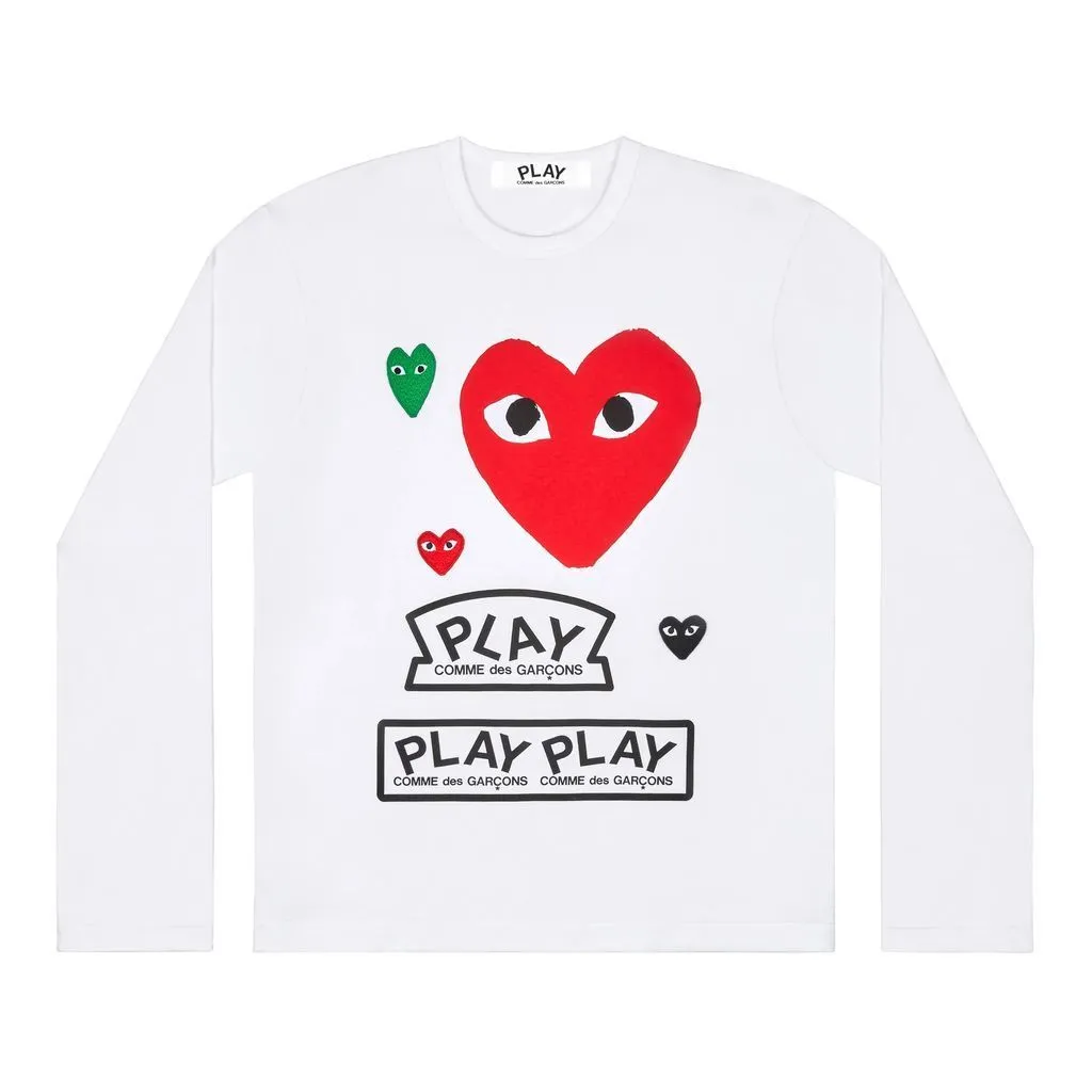 Red Colorful Hearts T-Shirt