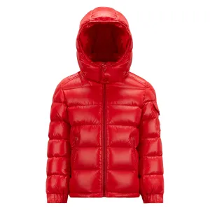 Red New Maya Down Puffer Jacket