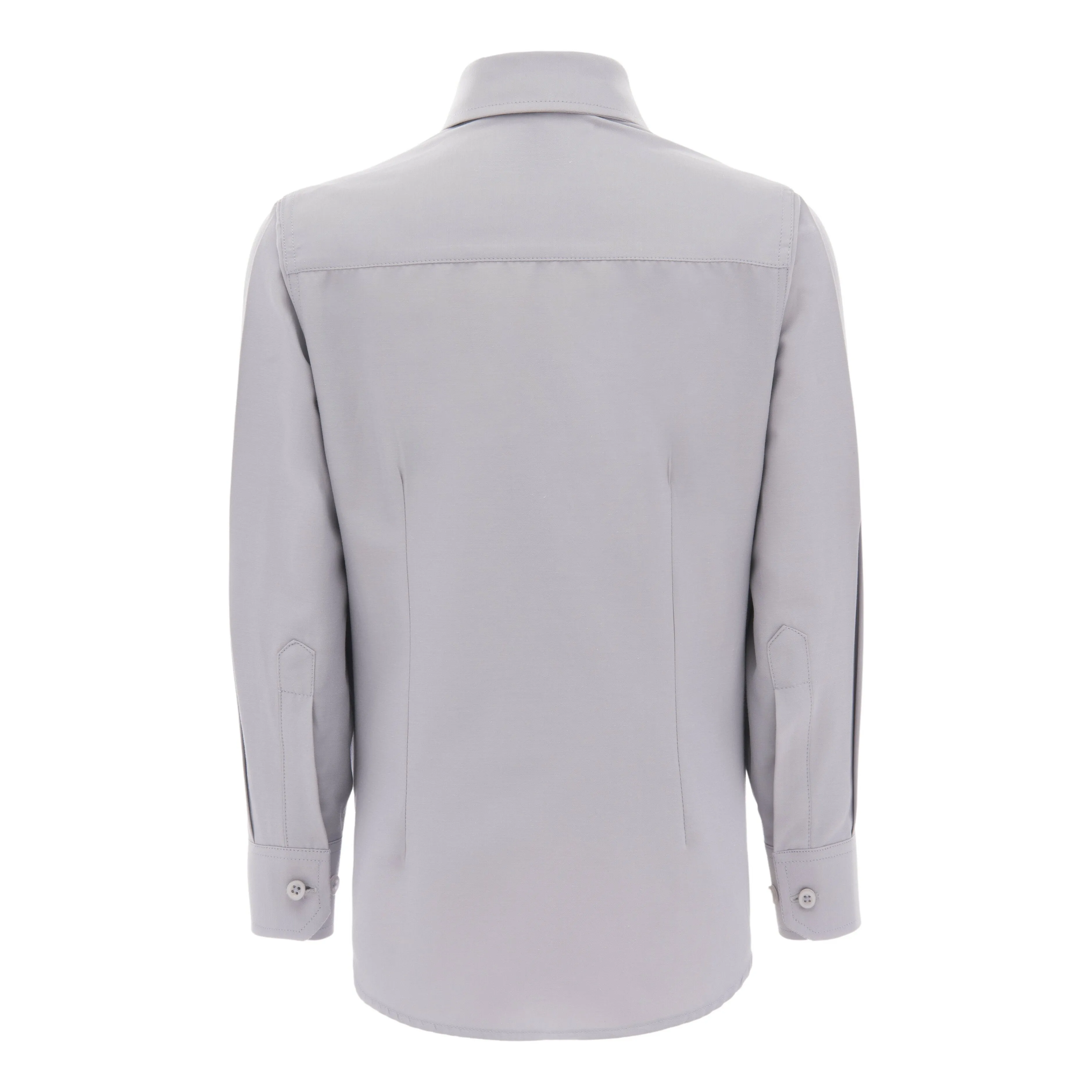 Solid Gray Dress Shirt