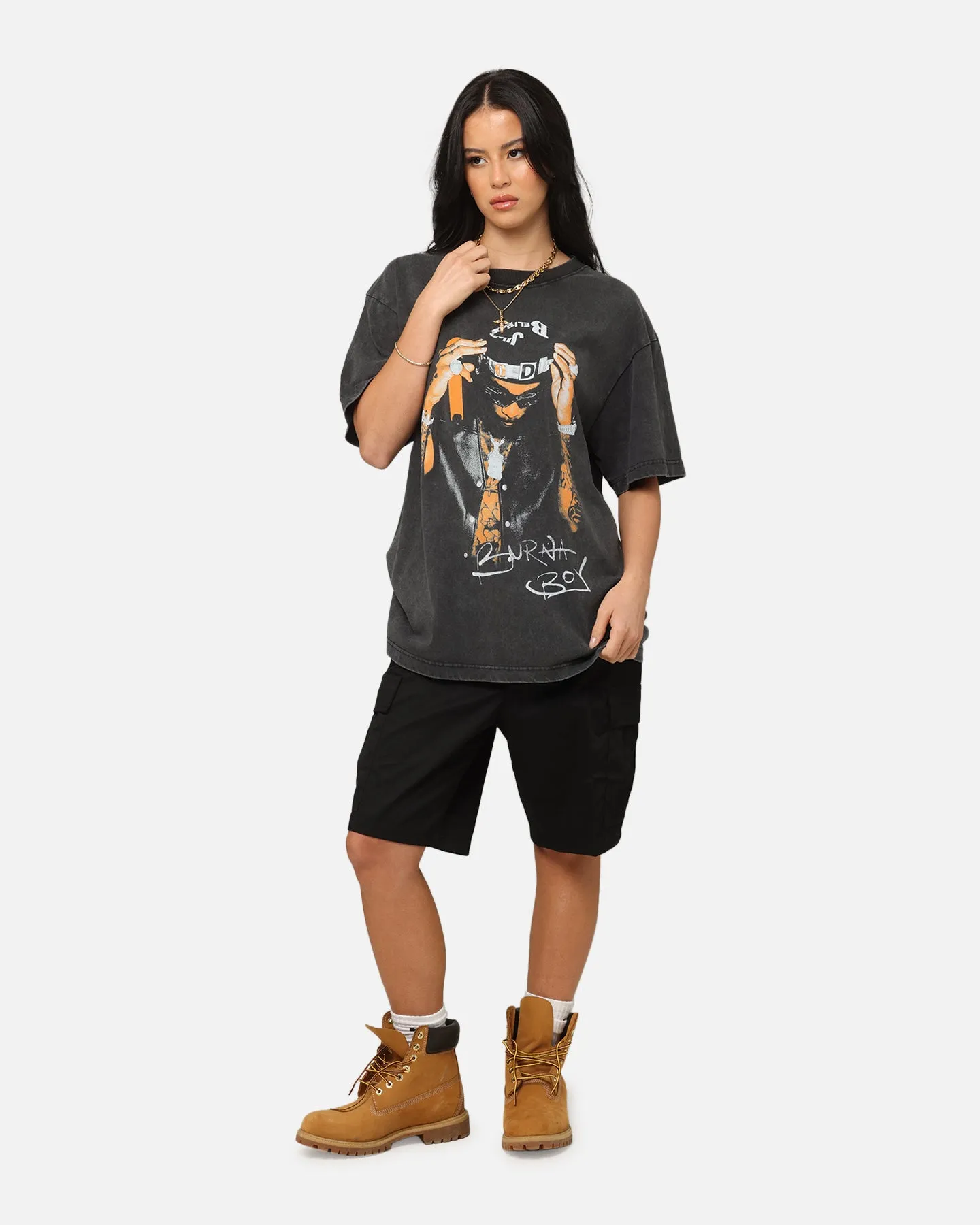 Warner Music Burna Boy T-Shirt Black