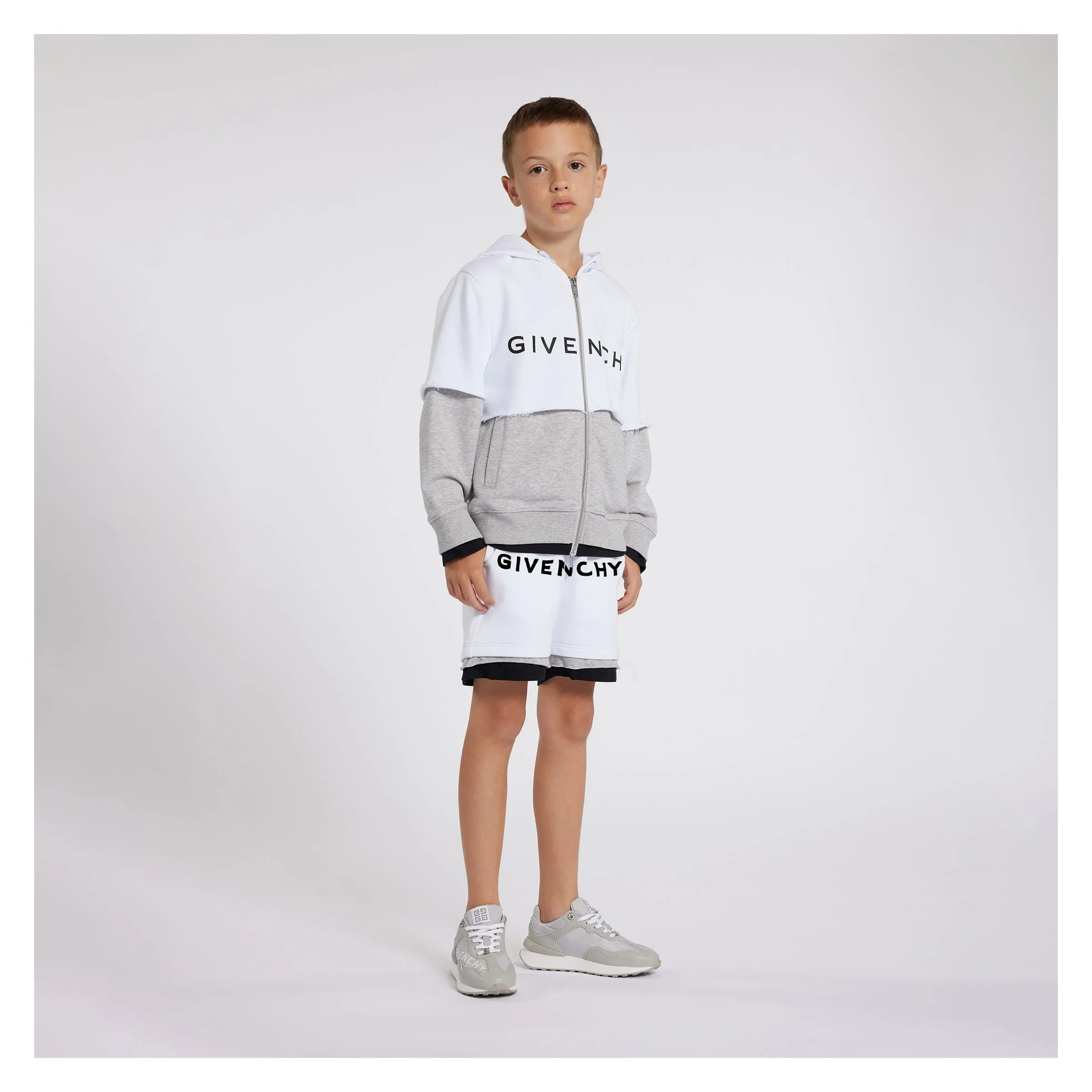 White Hooded Sweatshirt