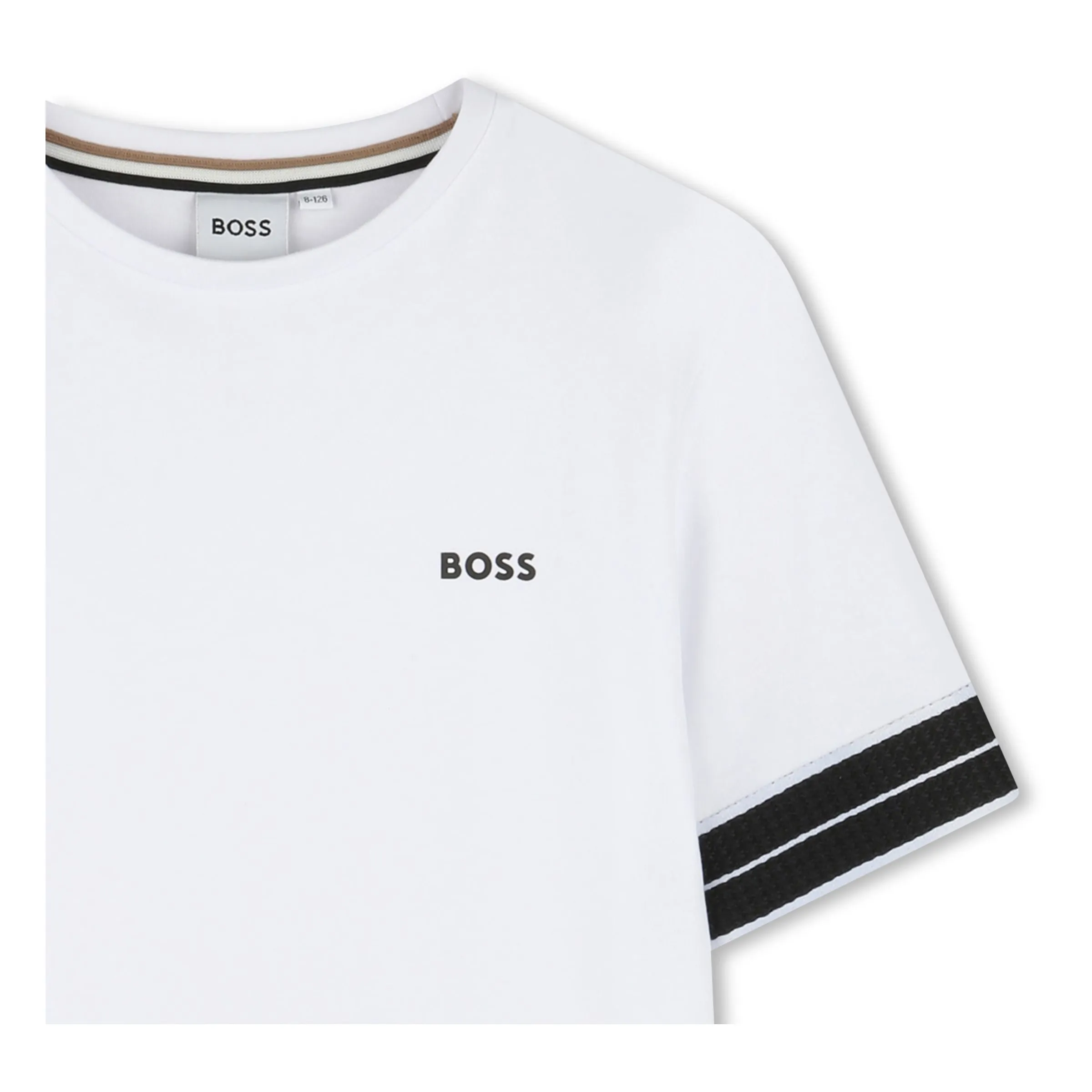 White Logo Crewneck T-Shirt
