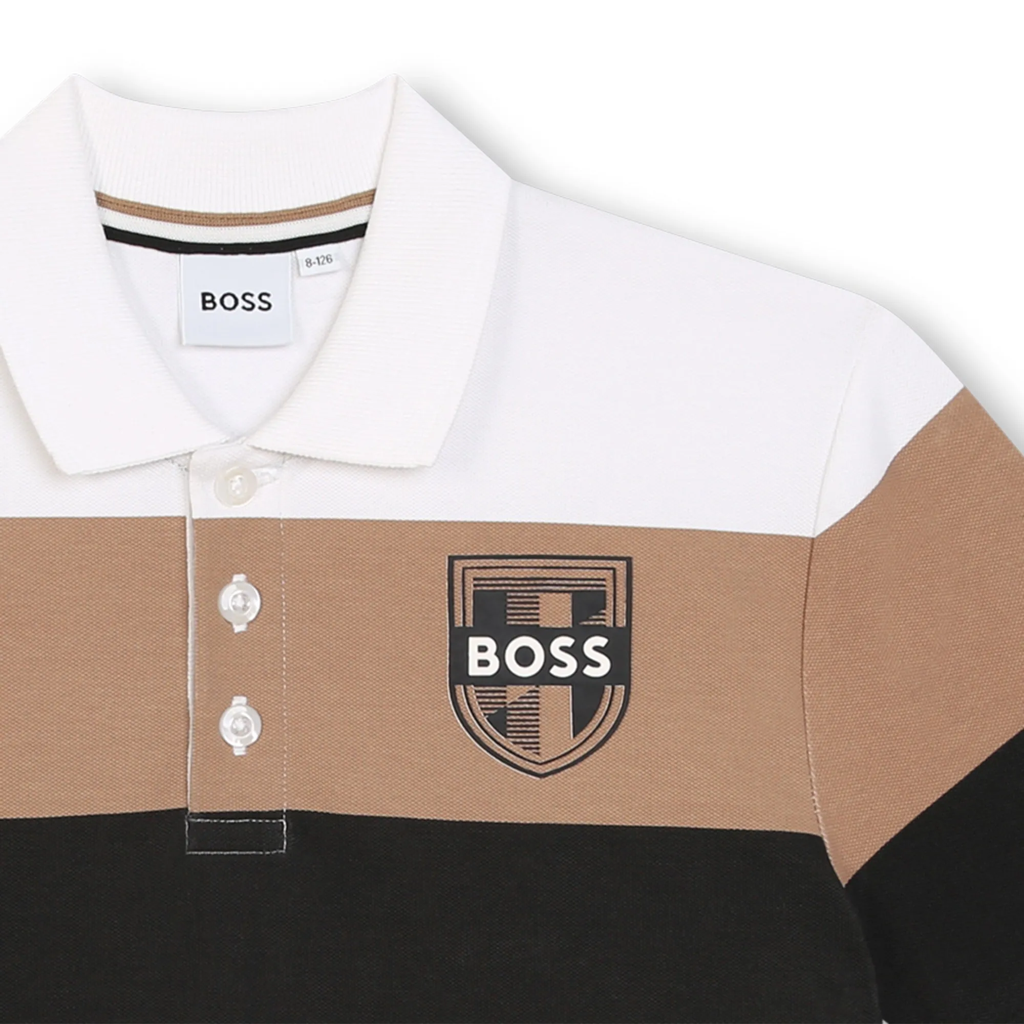 White Short Sleeve Polo